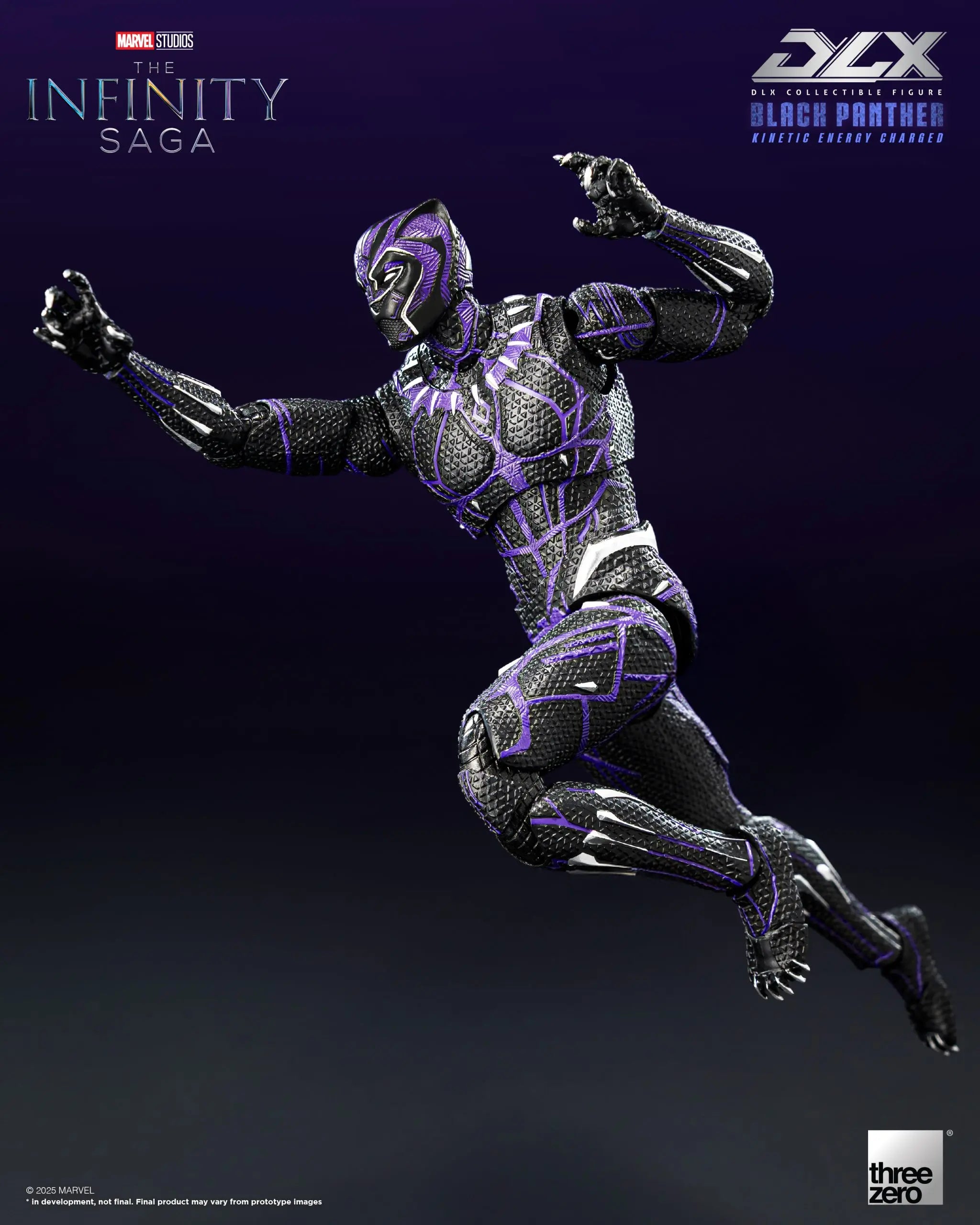 Threezero - Marvel Studios: The Infinity Saga DLX Black Panther (Kinetic Energy Charged) 3Z08210C0 (Licensed)