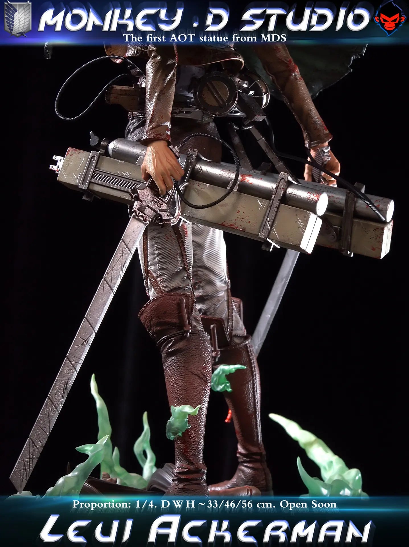 Monkey.D Studio - Attack On Titan Captain Levi