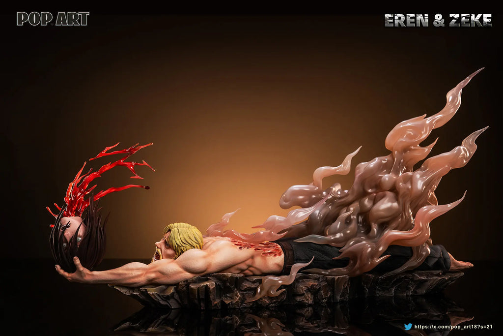 POP.ART Studio - Attack on Titan Catch The Head Eren & Zeke