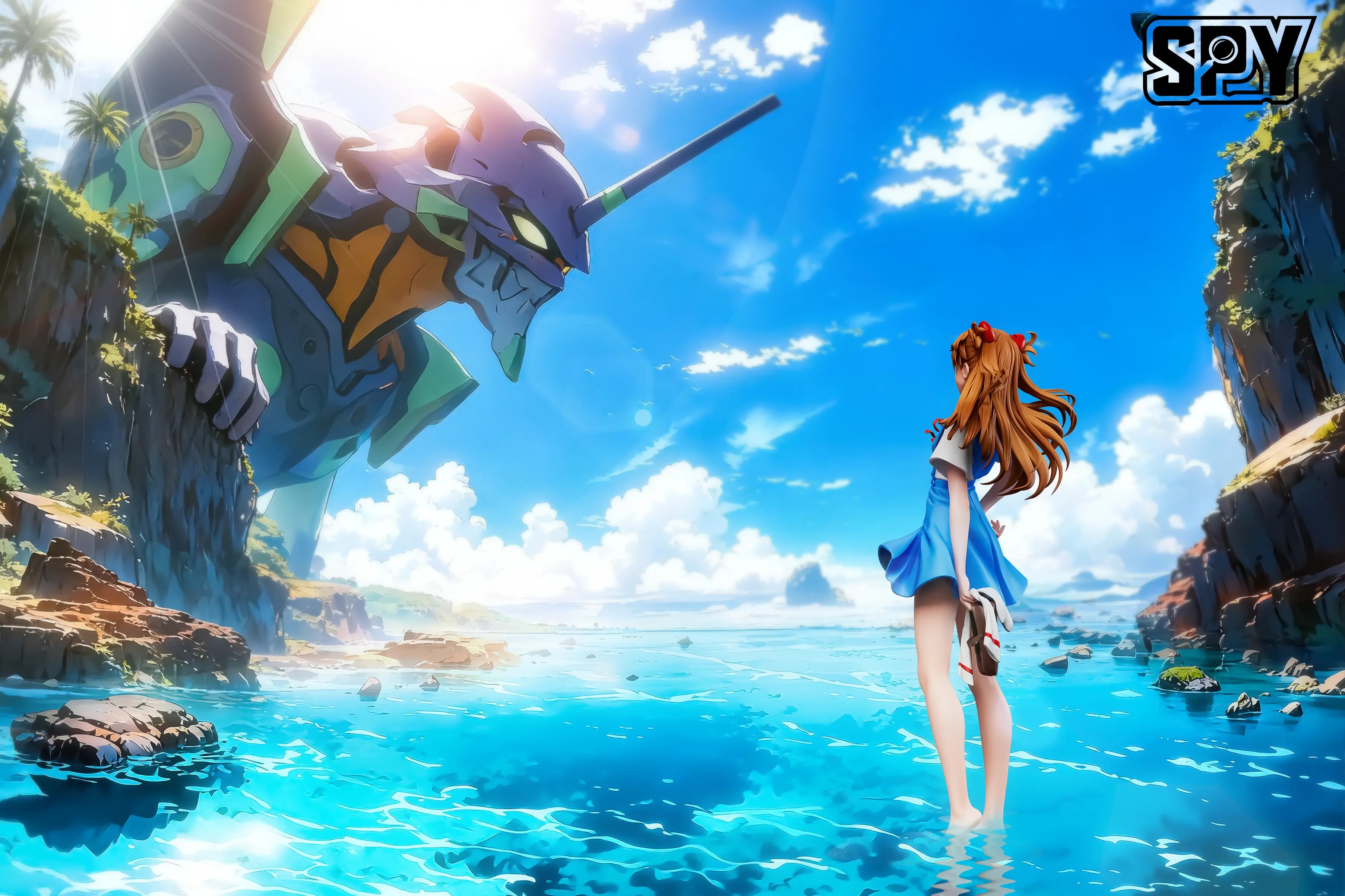 SPY Studio - School Uniform Asuka Neon Genesis Evangelion