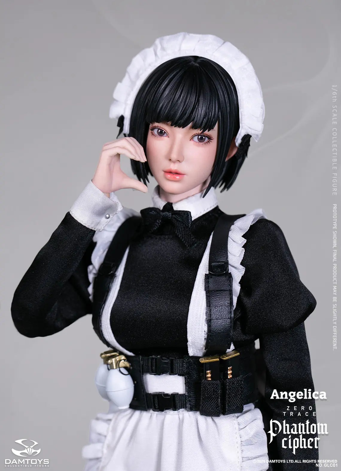 DAMTOYS - 1/6th scale PHANTOM CIPHER: ZERO TRACE ANGELICA Original Story Collectible Figure GLC01 (Licensed)