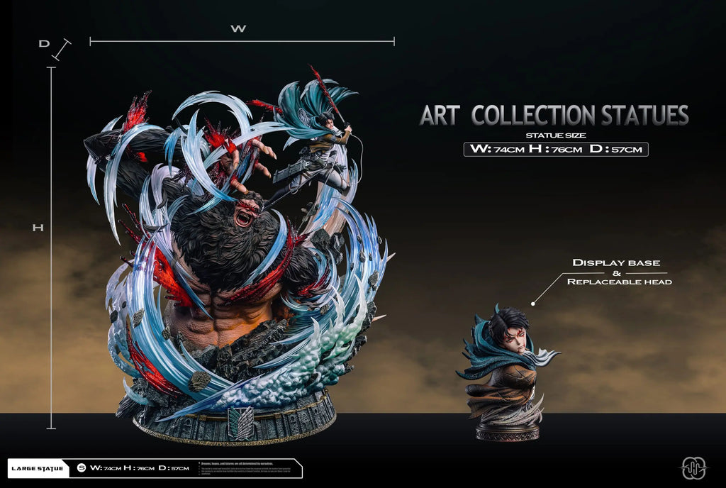 Hertz Studio - Attack on Titan 2.0 Ackerman Levi vs Zeke