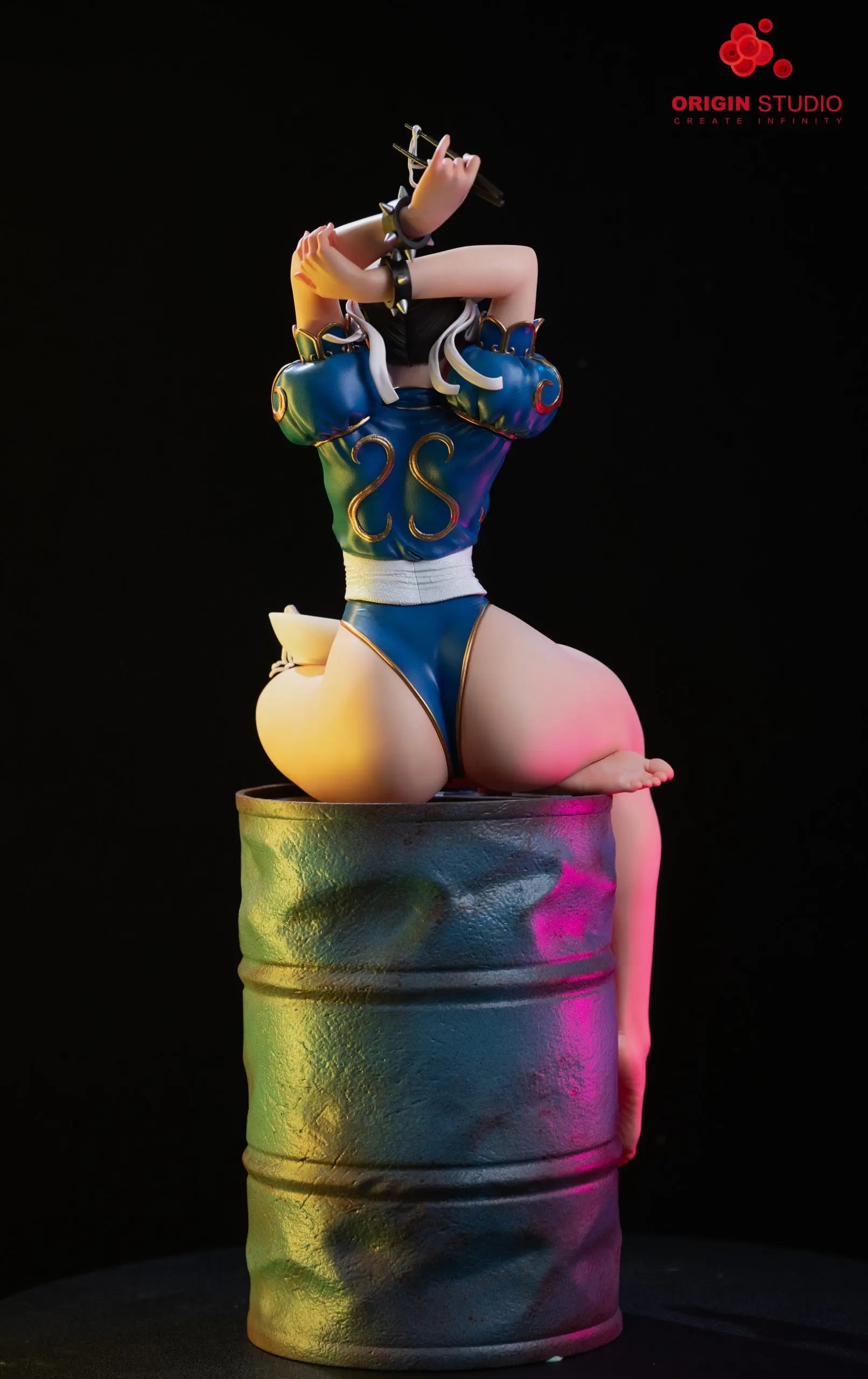 ORIGIN Studio - King of Fighters Light Statue of a Female Fighter Chun