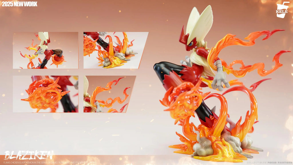 KELE Studio - Pokémon Pokédex 1/20 Series #3 mega Blaziken