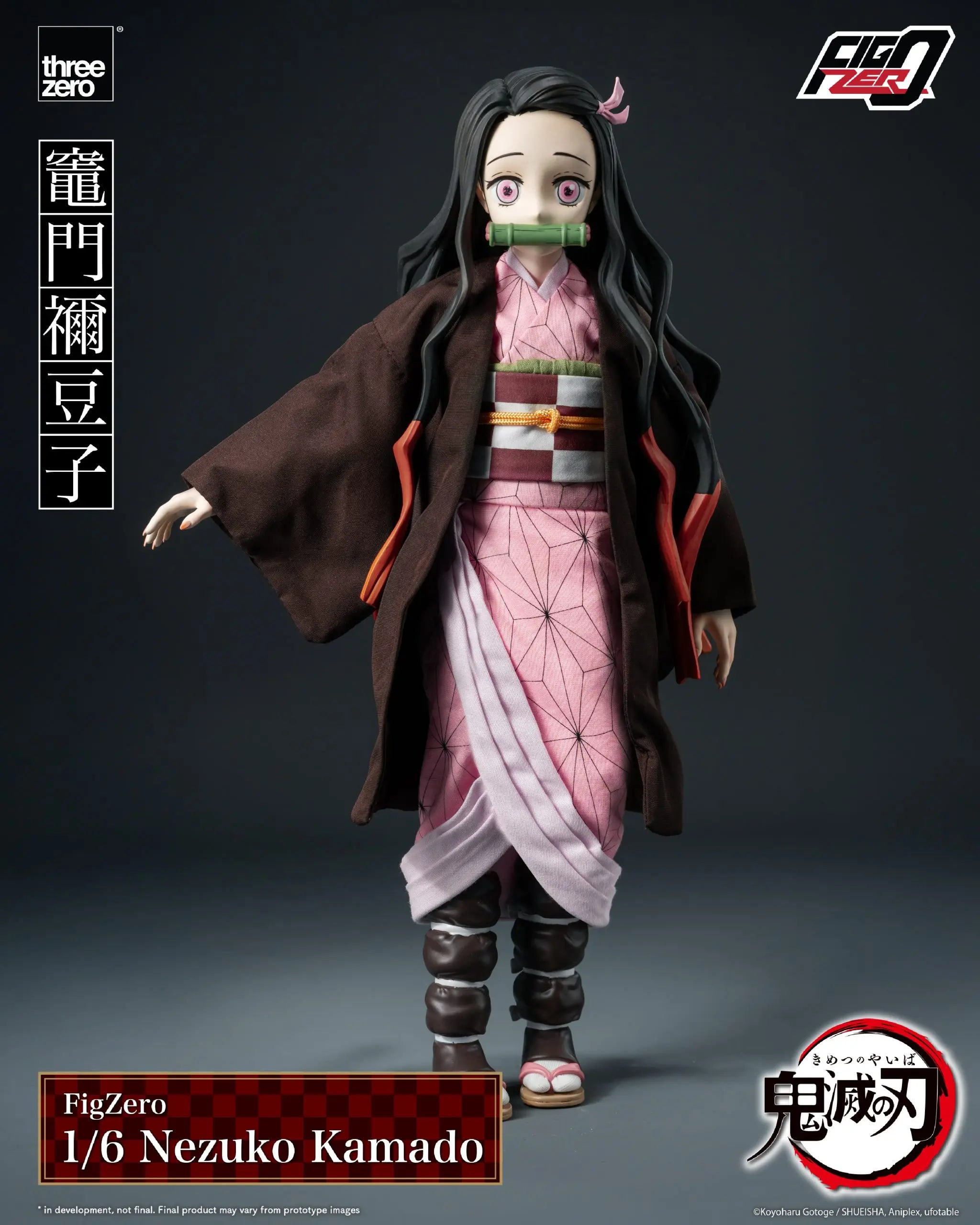 Threezero - Demon Slayer: Kimetsu no Yaiba FigZero 1/6 Nezuko Kamado 3Z06680W0 (Licensed)
