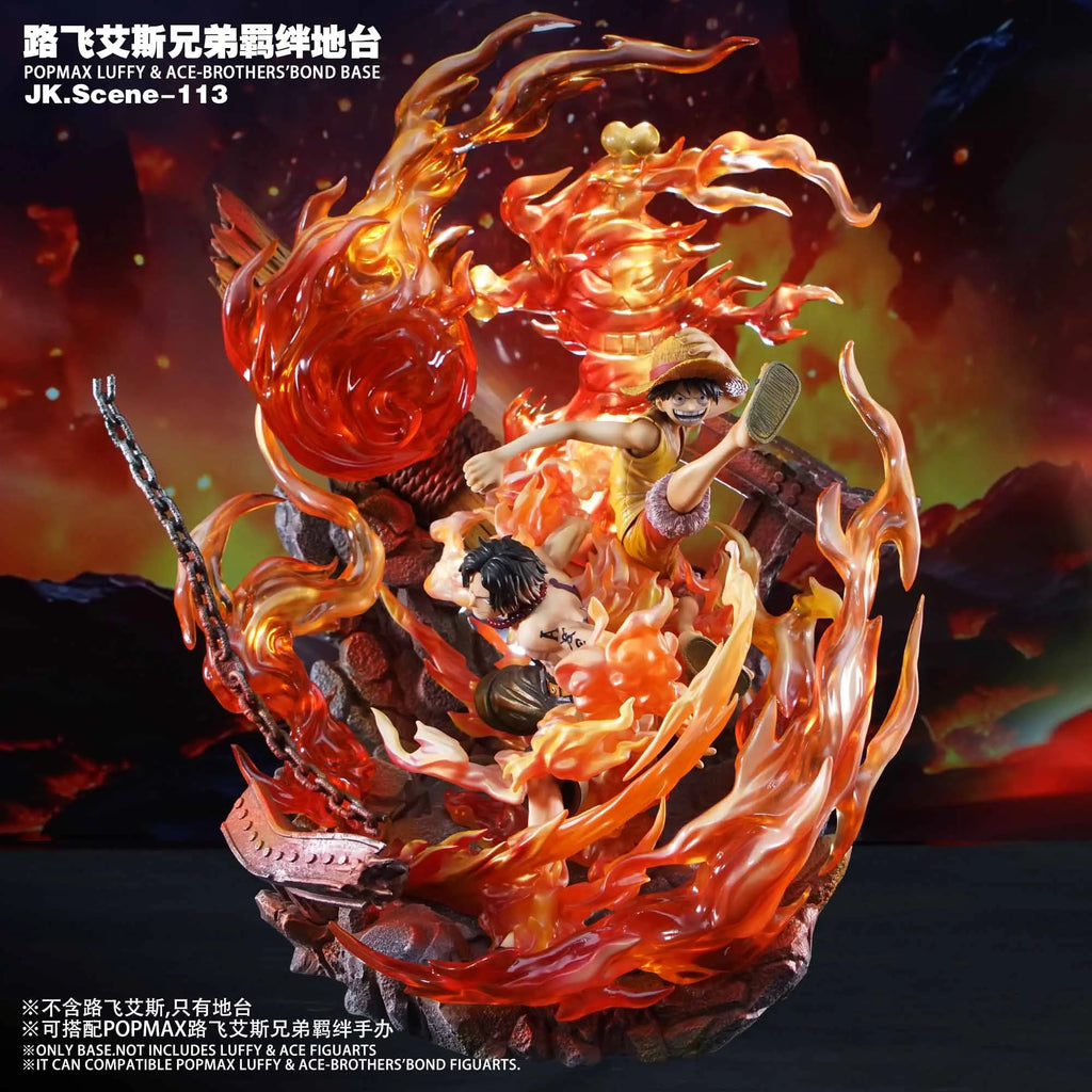 Jacksdo Studio - One Piece POPMAX Luffy and Ace Brothers Bond Platform