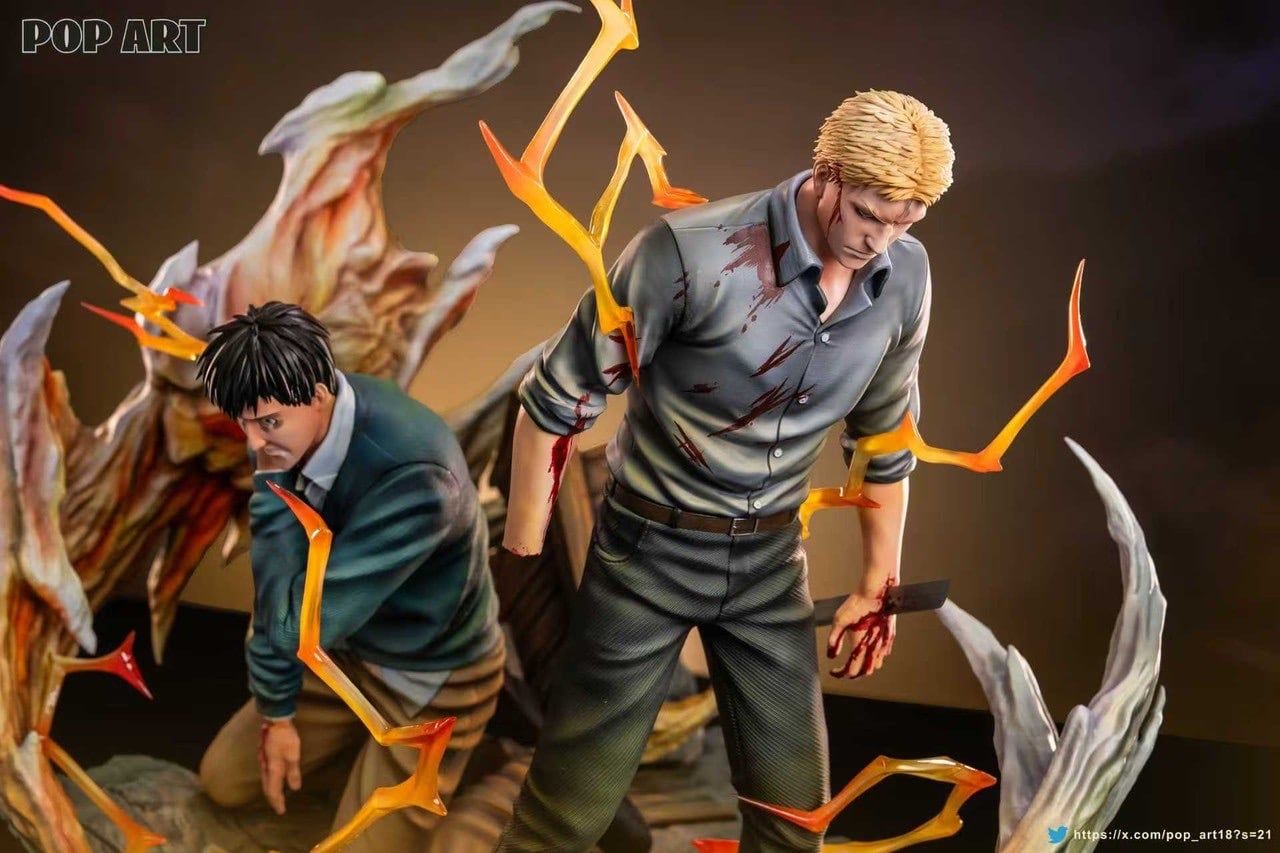 POP.ART Studio - Character Arc #003 Reiner Braun X Bertolt Hoover Attack on Titan