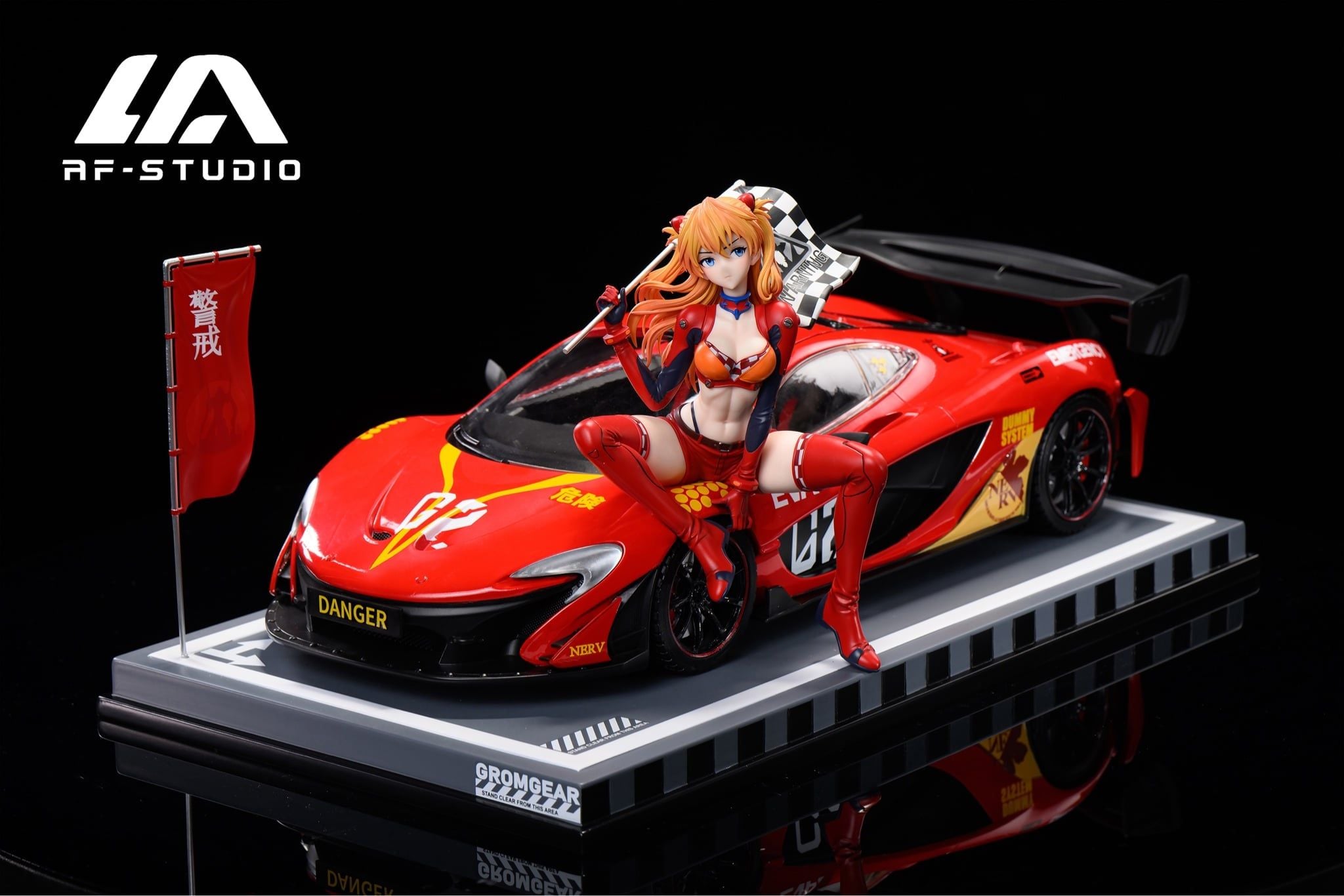 AF Studio - Soryu Asuka Langley McLaren Sports Car Neon Genesis Evangelion