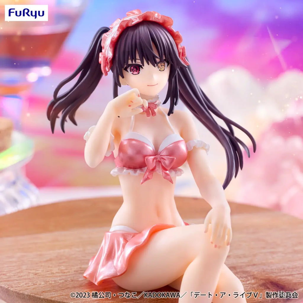FURYU - Date A Live V - Tokisaki Kurumi Noodle Stopper Figure Mizugi, Pastel Red ver. (Licensed)