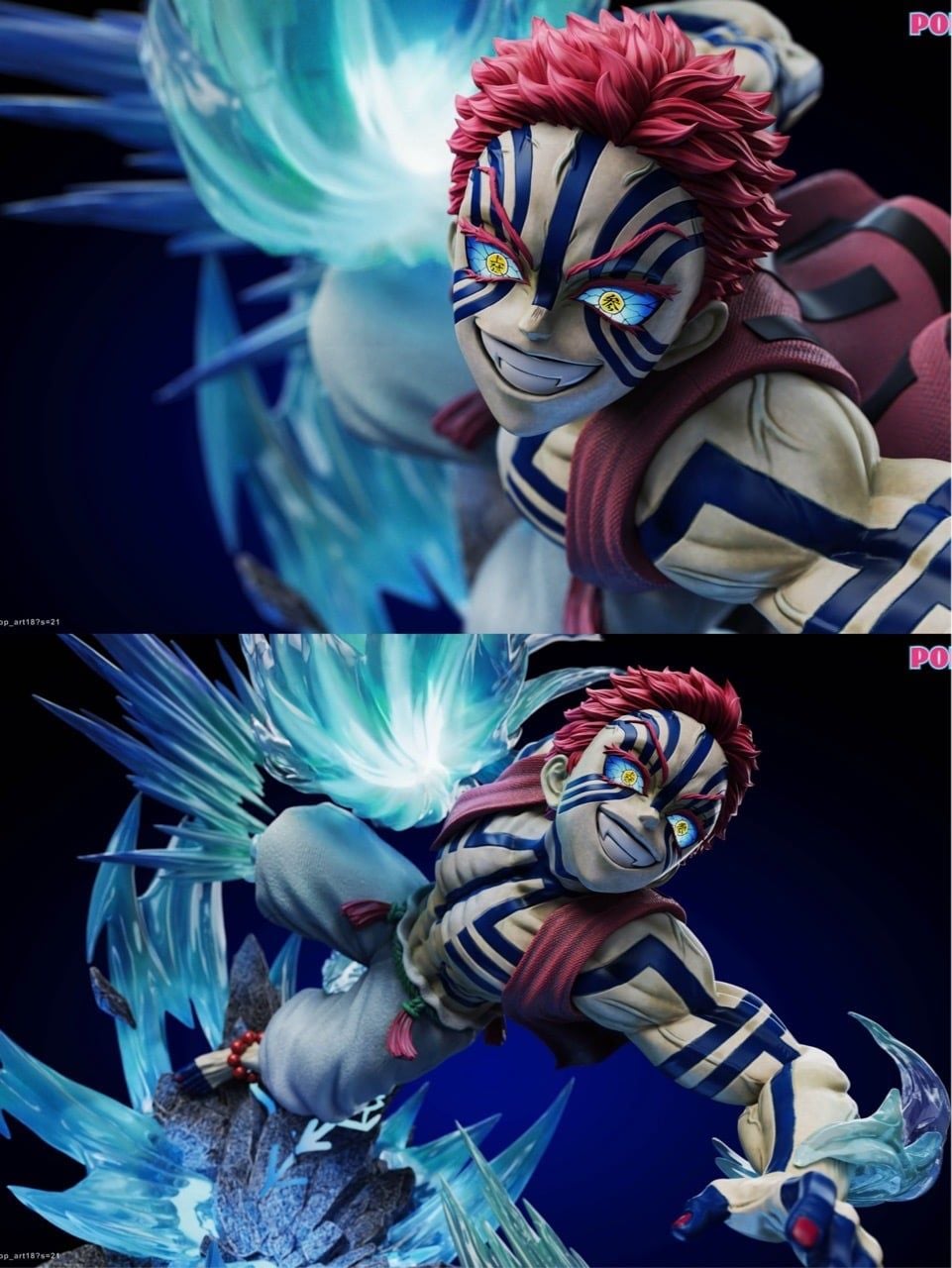 POP.ART Studio - Akaza Demon Slayer