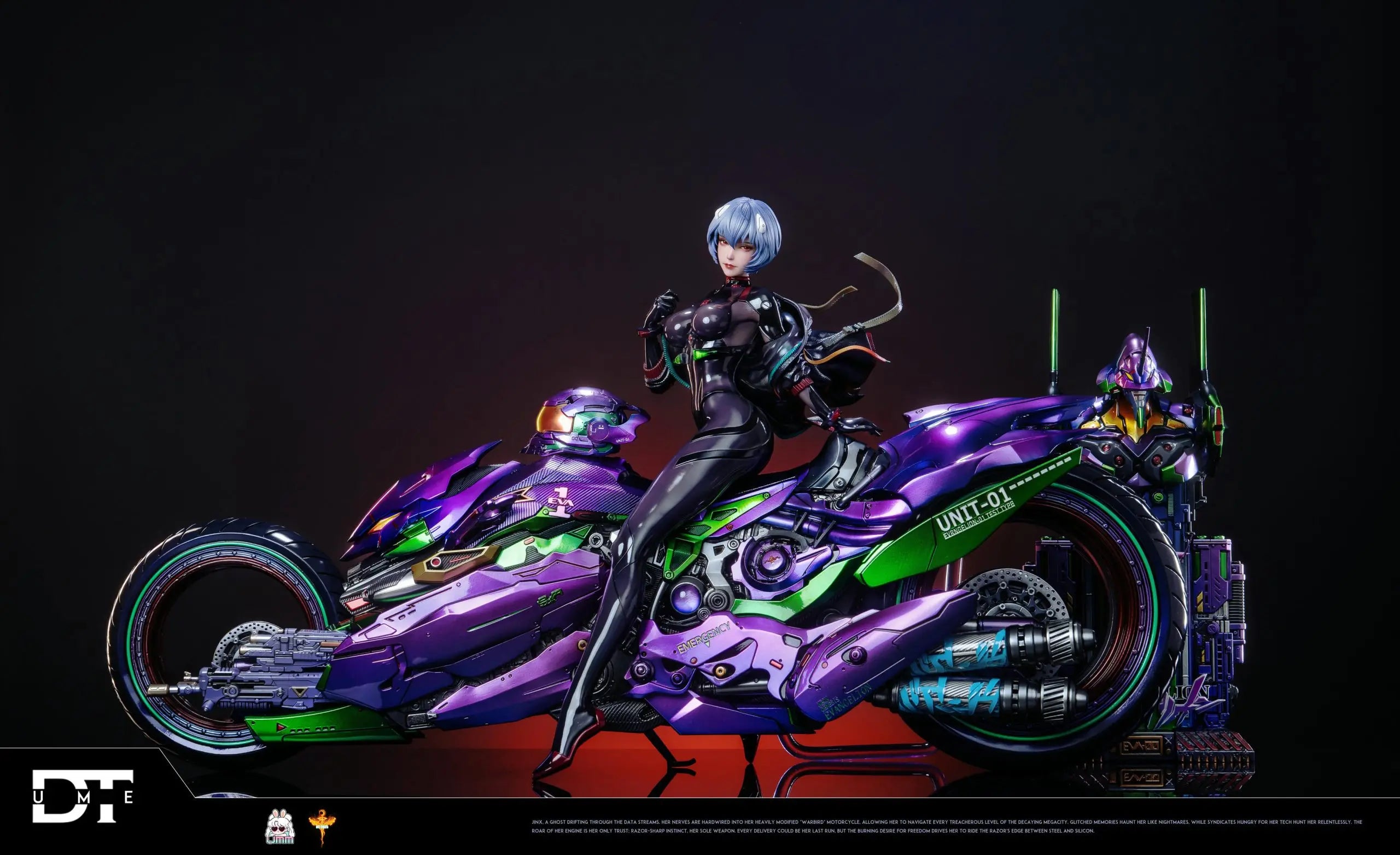 DT Studio - Neon Genesis Evangelion Ayanami Rei sci-fi motorcycle