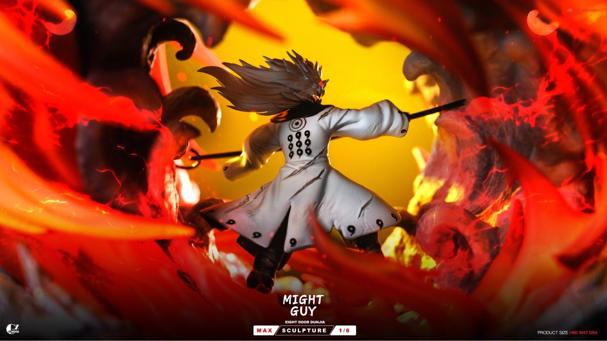 GZ Studio - Azure Beast Eight Gates's Might Guy Naruto