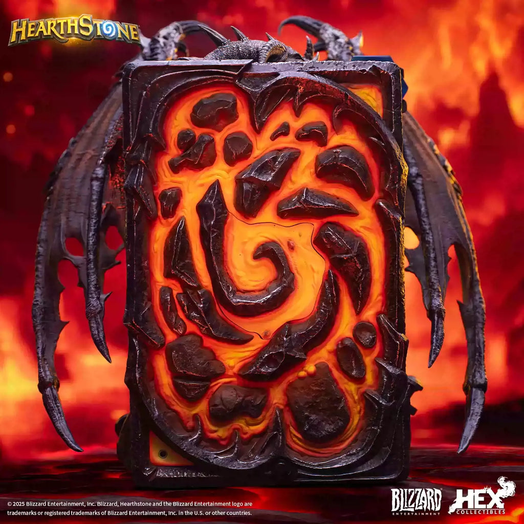 HEX Collectibles - Blizzard Official Licensed peripheral Hearthstone Deathwing card art statue HEXFRAME05 (Licensed)