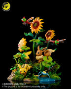 MoonShadow Studio - Pokémon Nature Series Eevee #5 Eevee and Pikachu Scene