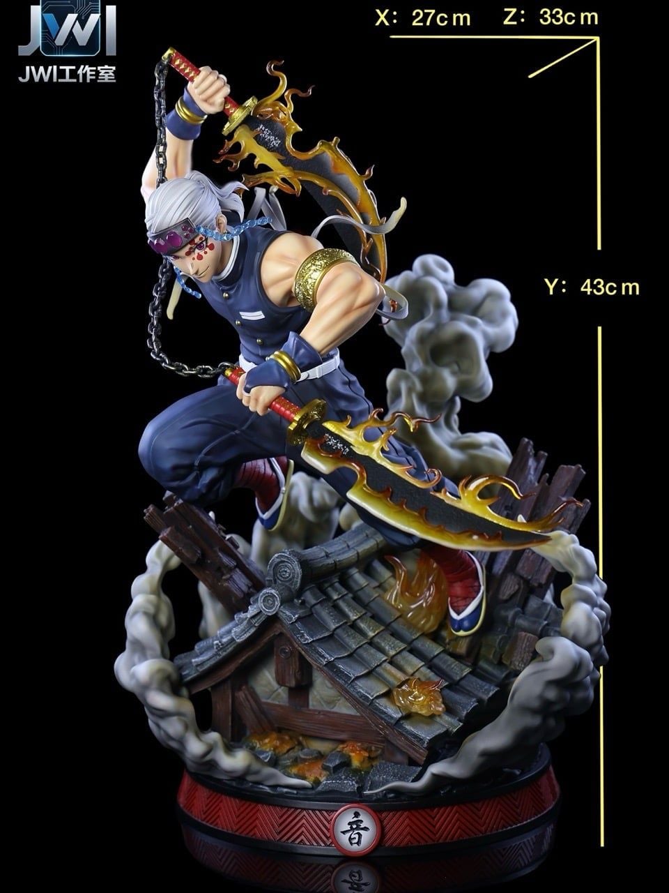 Uzui Tengen Demon Slayer figura resina