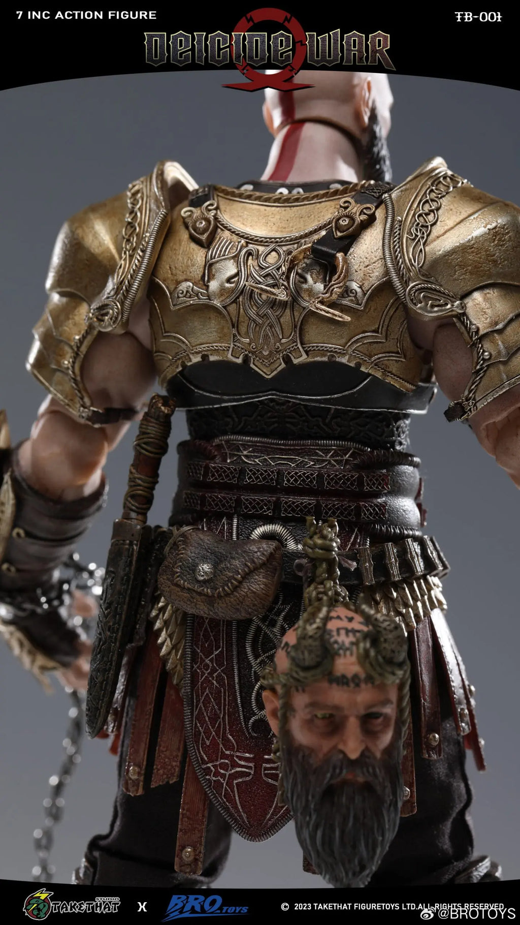 Brotoys Studio & TAKETHAT Studio - God of War Kratos ACTION FIGURE DEICIDE WAR DELUXE EDITION TB001