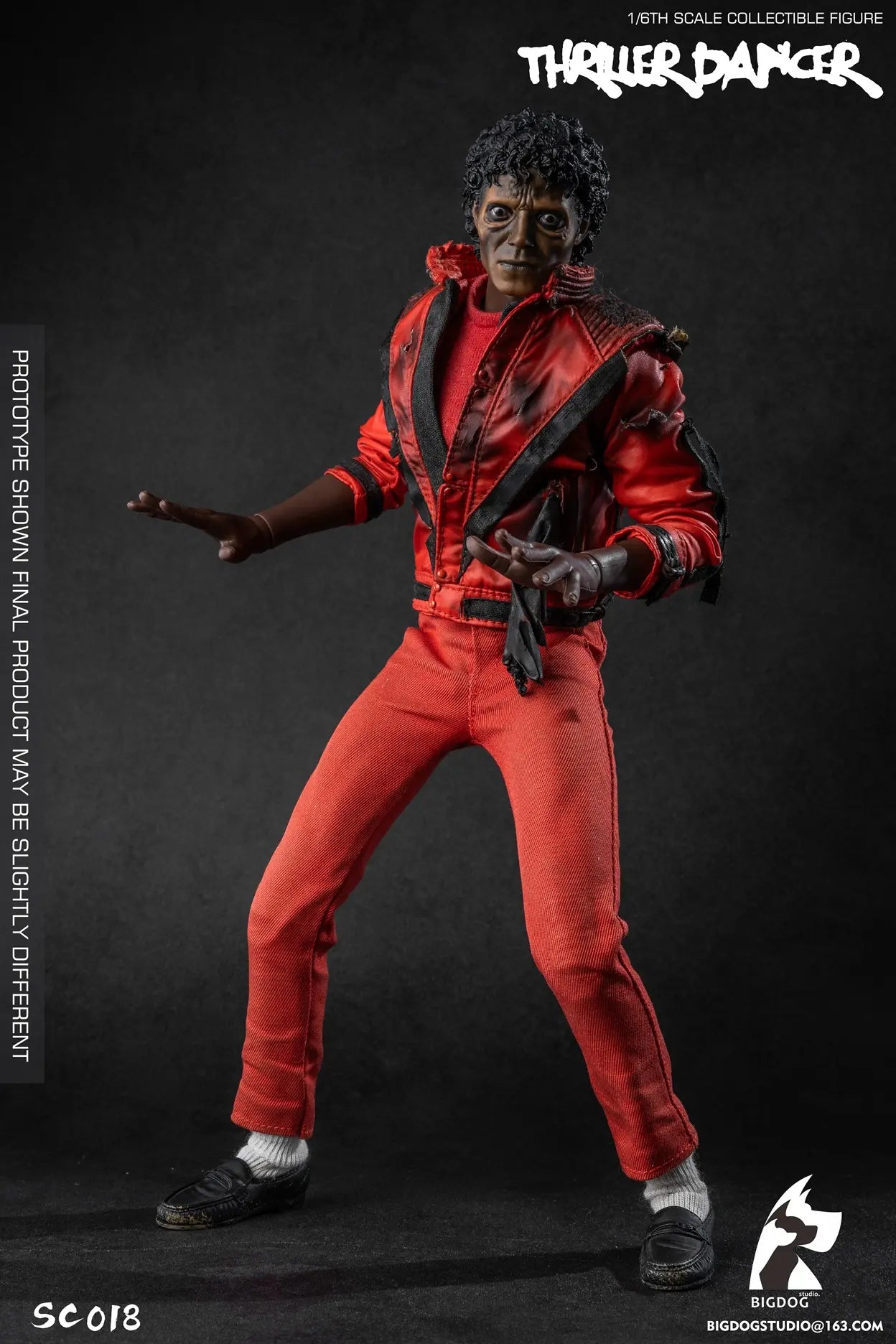 BIGDOG Studio - Michael JacksonThriller dancer Single version 1/6 Mobile Collection Soldier NOSC018 NOSC019