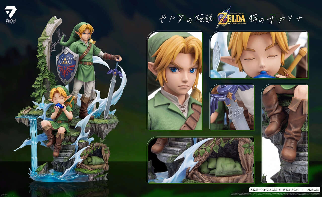 Link The Legend of Zelda figura resina