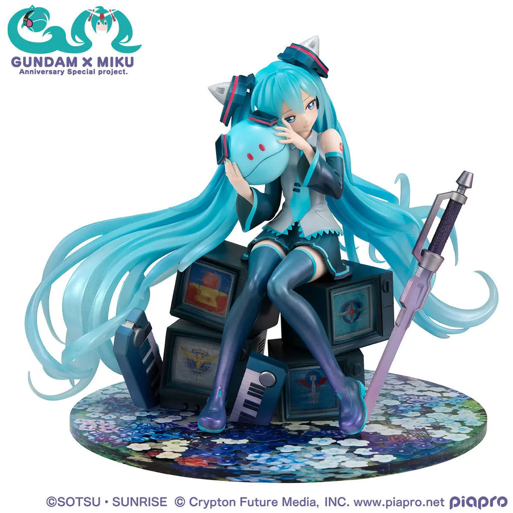 MegaHouse - Kidou Senshi Gundam 00 Haro Gundam x Miku Anniversary Special Project Lucrea 17 Figure (Licensed)