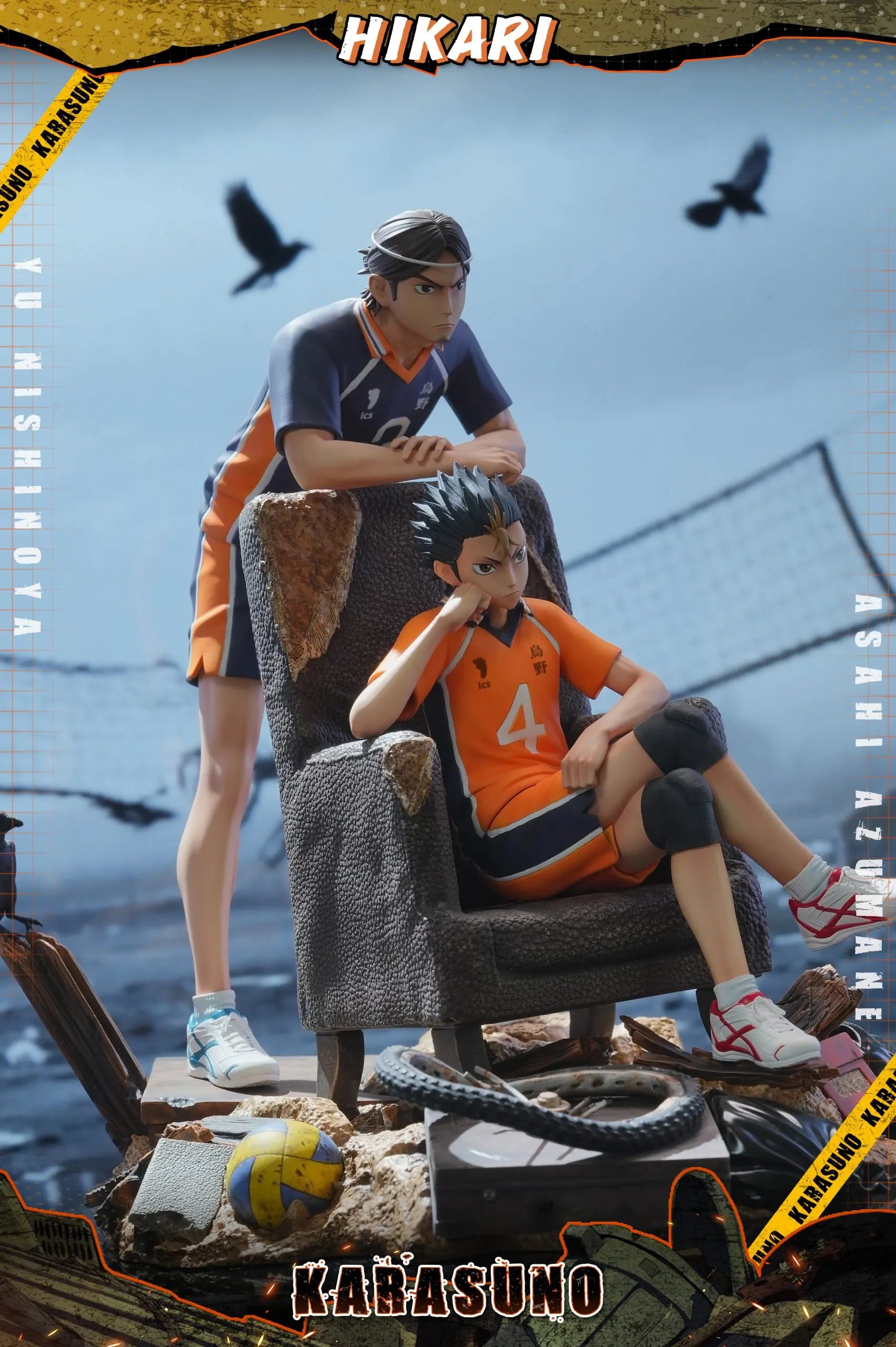 HIKARI Studio - Haikyu!! Yu Nishinoya & Asahi Azumane
