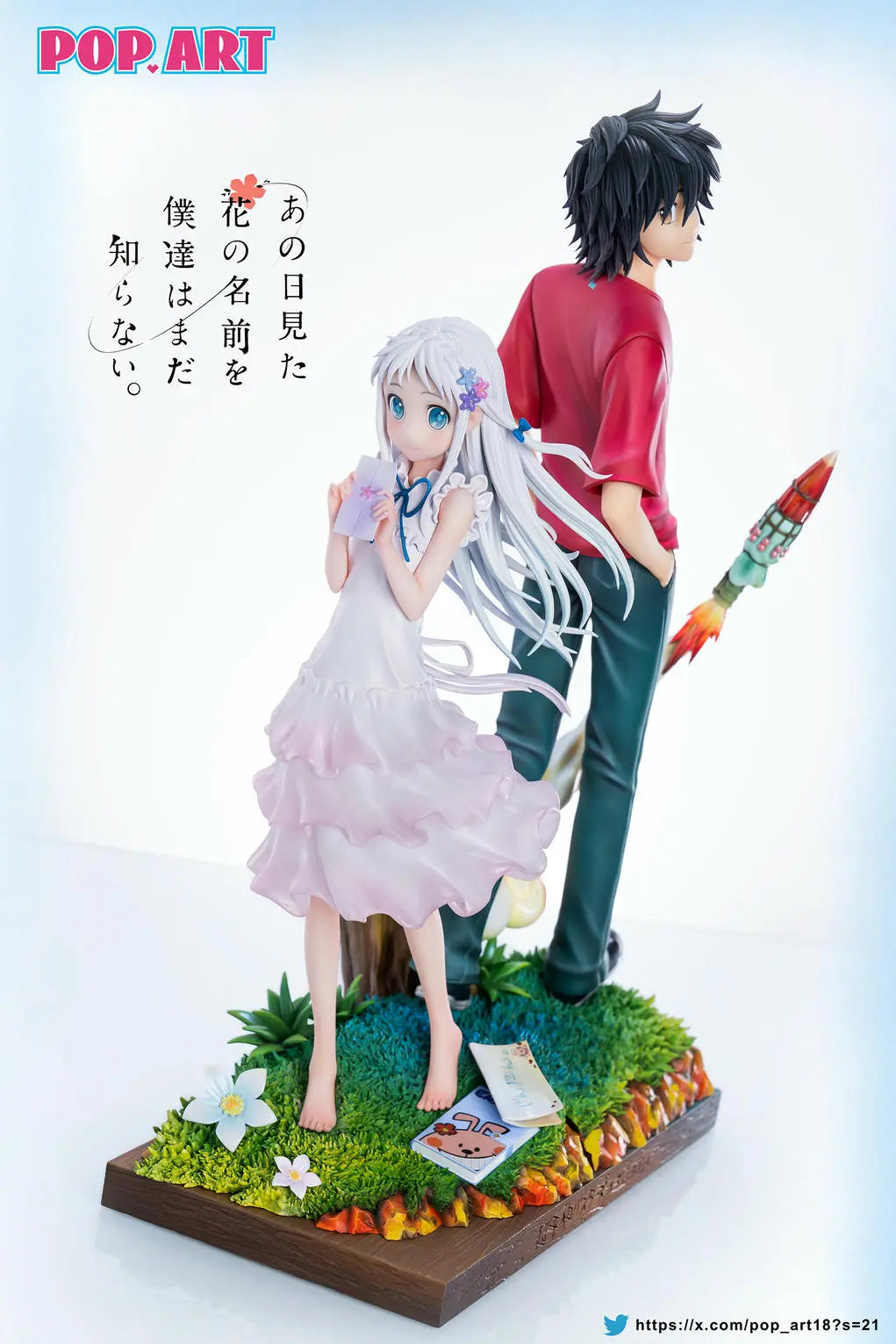 POP.ART Studio - Anohana: The Flower We Saw That Day Menma & Jintan