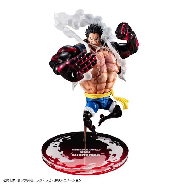 MegaHouse - Variable Action Heroes ONE PIECE Monkey D. Luffy Gear 4 Boundman Action Figure (Licensed)