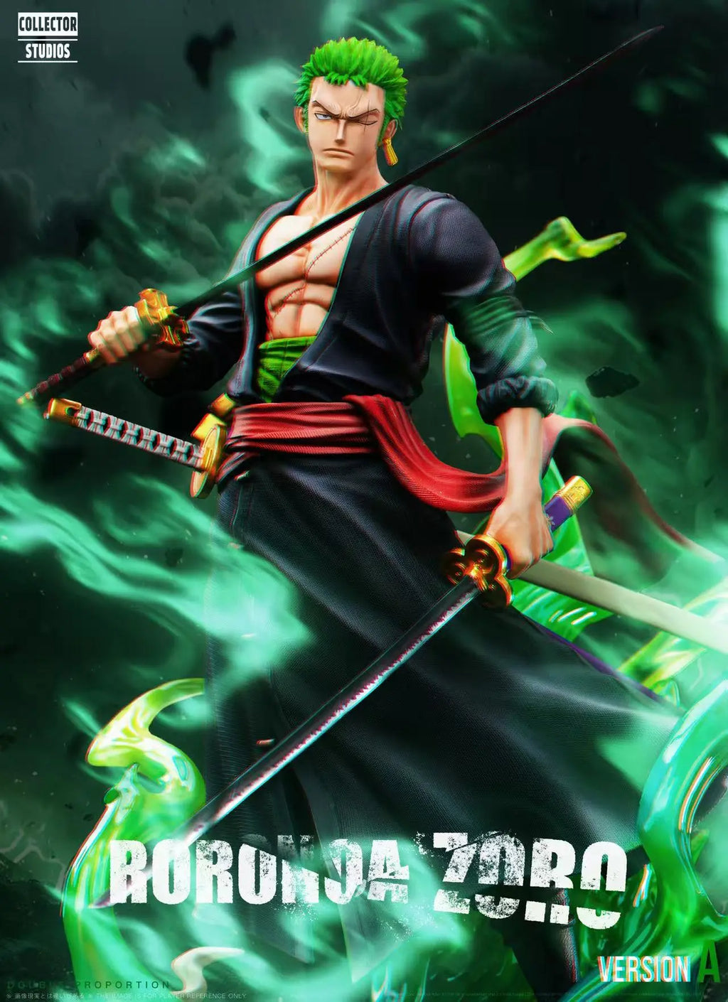 COLLECTOR Studio - Wano Country Onigashima Zoro One Piece