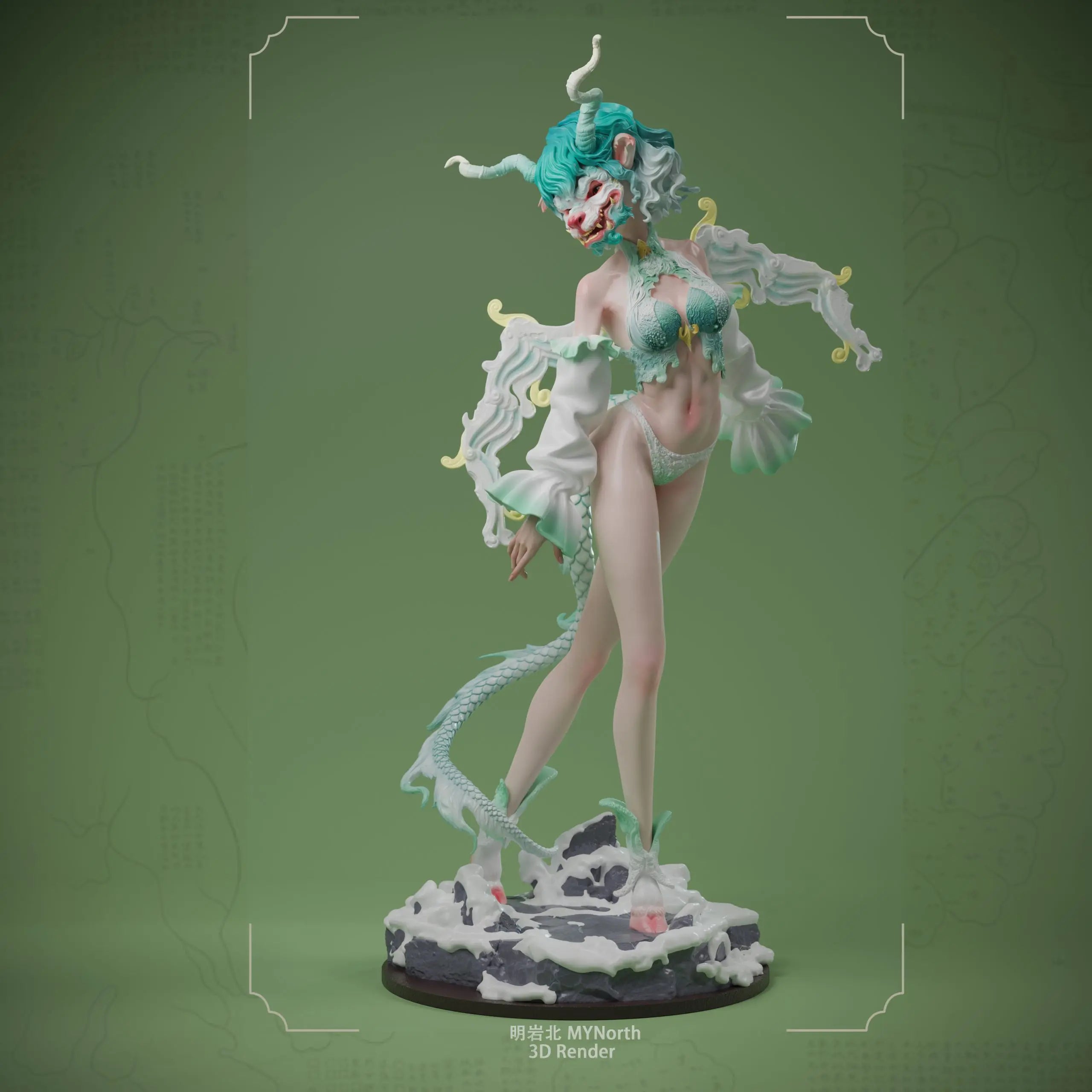 ZN Studio - Original Shanhai Bai Ze White Model Kit