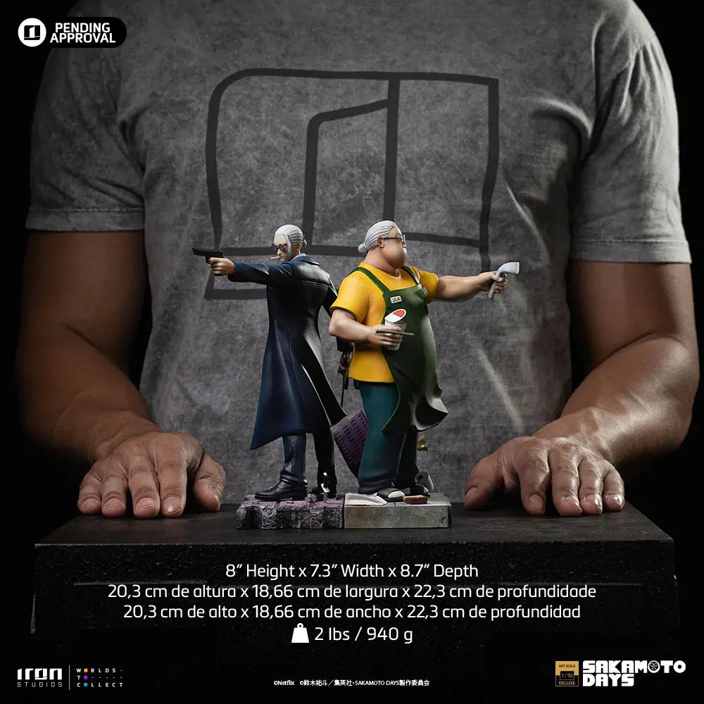 Iron Studio - Sakamoto Days 1/10 Taro Sakamoto Statue NETFX129725-10 NETFX127525-10 (Licensed)