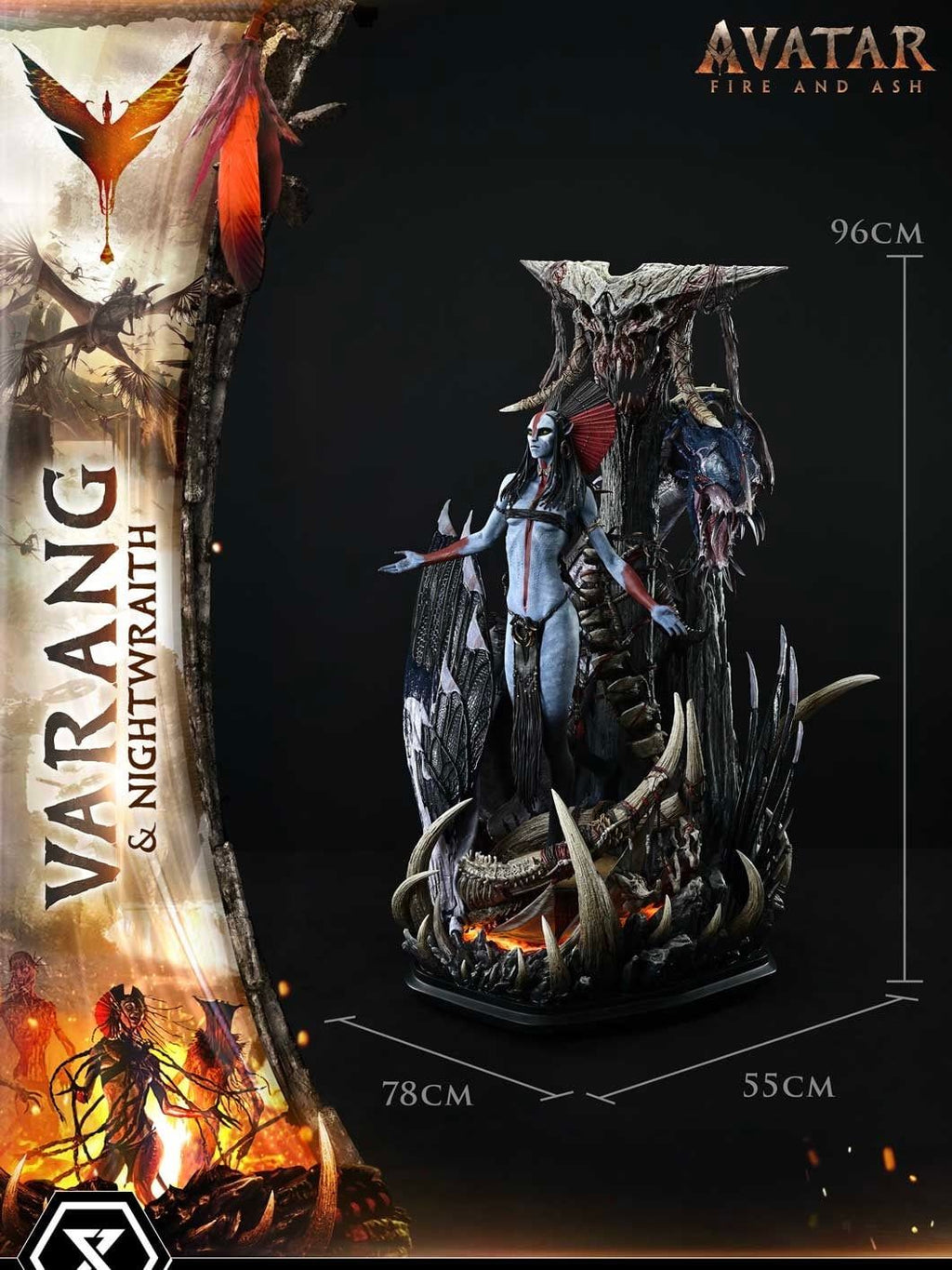 Prime 1 Studio - Real Elite Masterline Avatar: Fire and Ash (Film) Varang X Nightwraith Avatar Legacy Collection REMAVTR-03 REMAVTR-03S (Licensed)