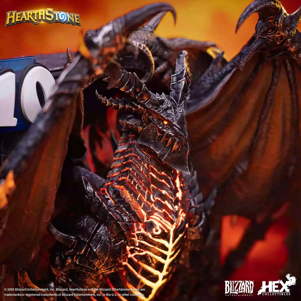 HEX Collectibles - Blizzard Official Licensed peripheral Hearthstone Deathwing card art statue HEXFRAME05 (Licensed)