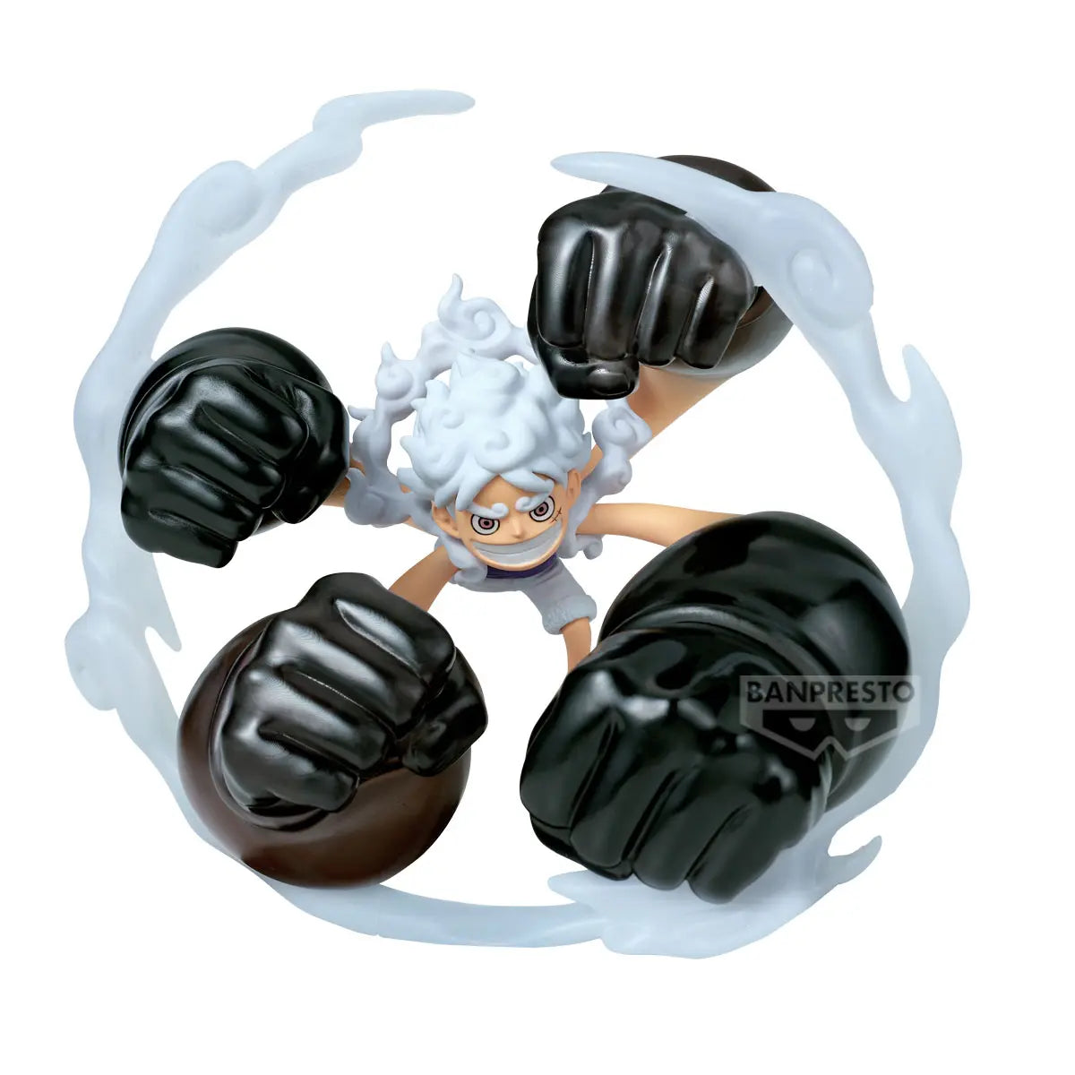 BANPRESTO - One Piece World Collectable Figure SPECIAL Monkey D. Luffy Gear 5 Rubber rubber white gun slamming (Licensed)