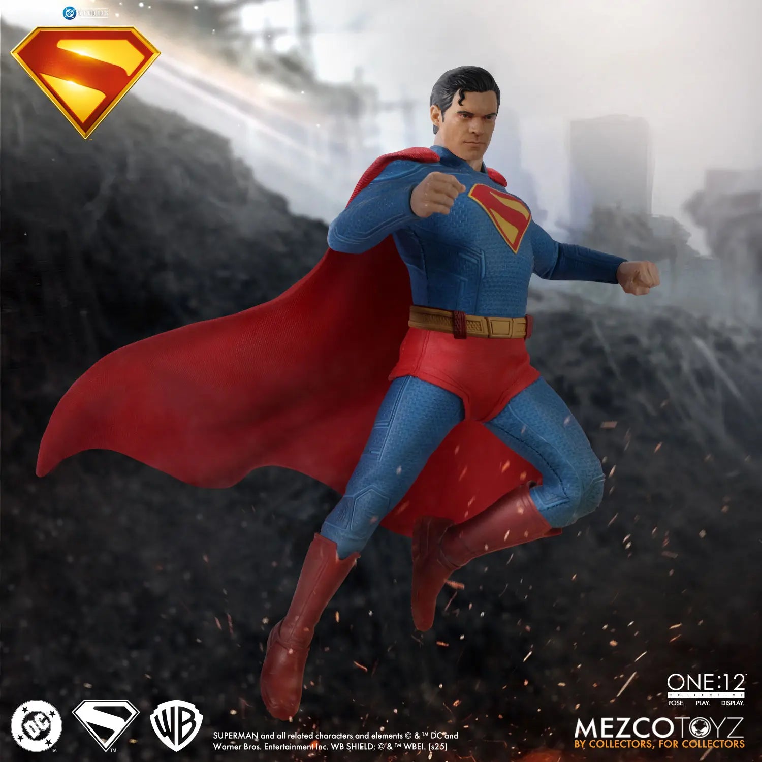 Mezco Studio - Superman (2025) One:12 Collective Superman Action Figure (Licensed)