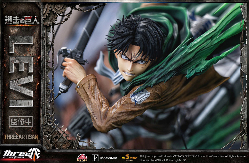 ThreeArtisan Estudio Levi vs Zeke Attack On Titan