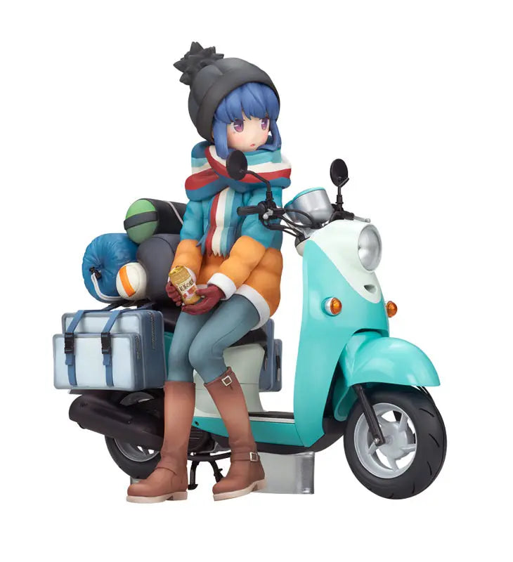 Alter - Yuru Camp Rin Shima with Scooter 1/10 Complete Figure (Licensed)