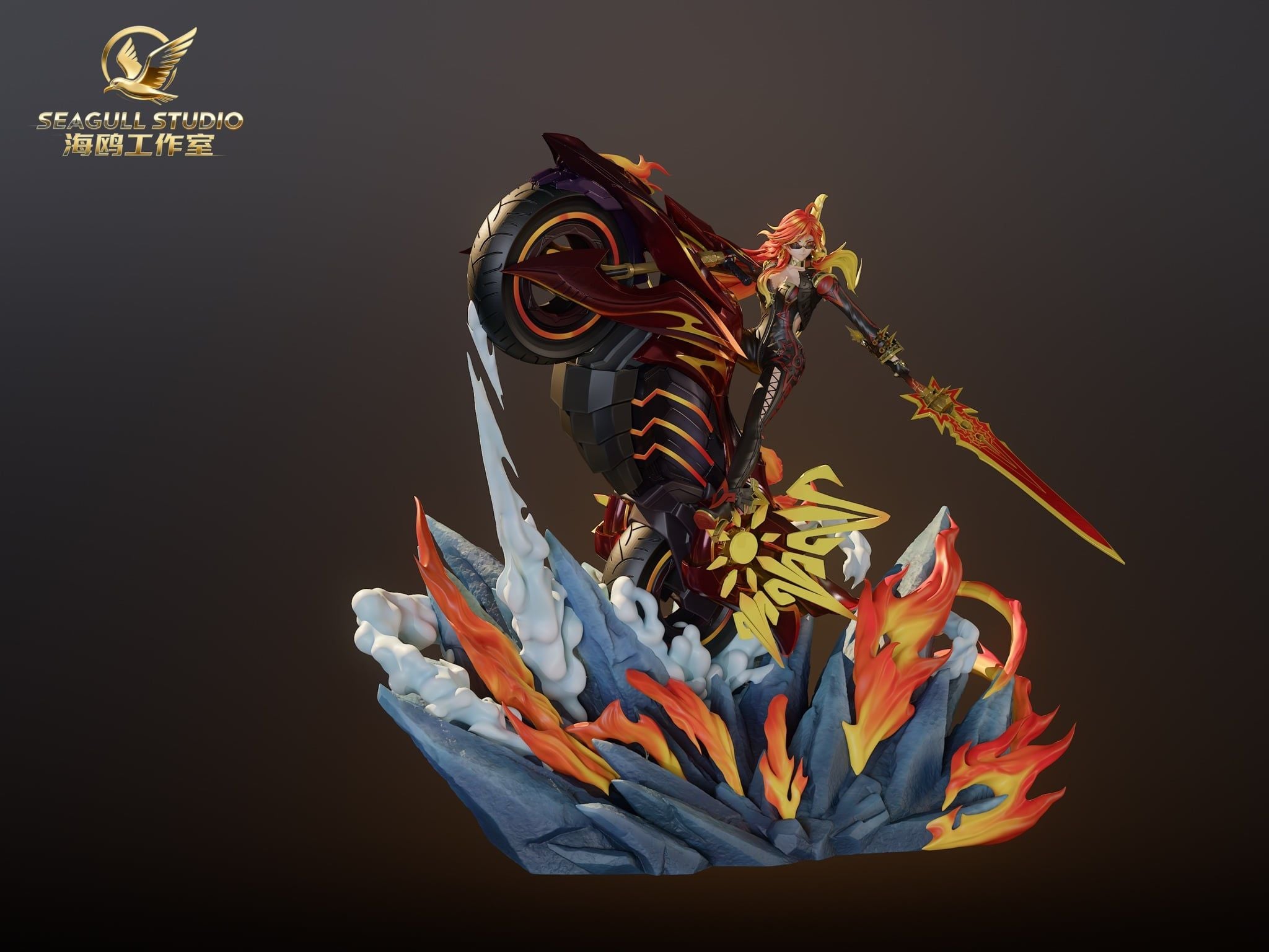 SEAGULL Studio - Scene Statue #01 Mavuika Genshin Impact