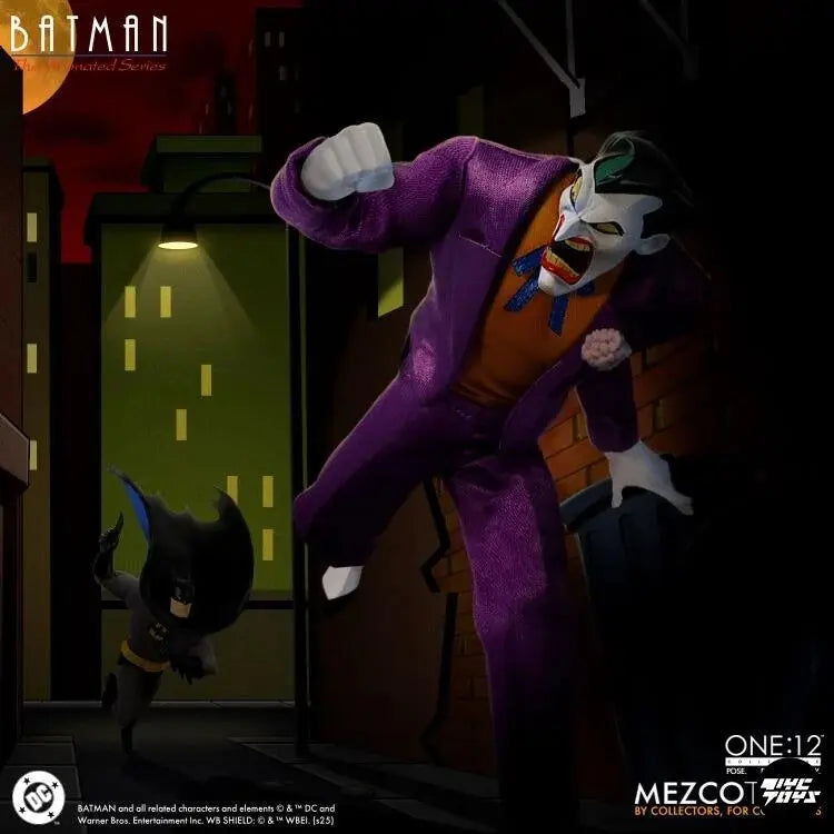 Mezco Studio - Batman 1/12 DC Animated Batman Joker Action Figure (Licensed)