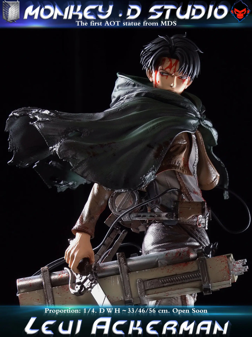 Monkey.D Studio - Attack On Titan Captain Levi