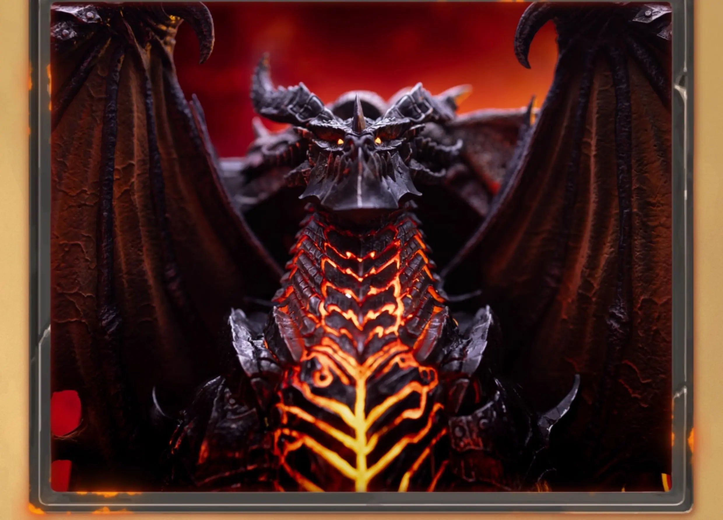 HEX Collectibles - Blizzard Official Licensed peripheral Hearthstone Deathwing card art statue HEXFRAME05 (Licensed)
