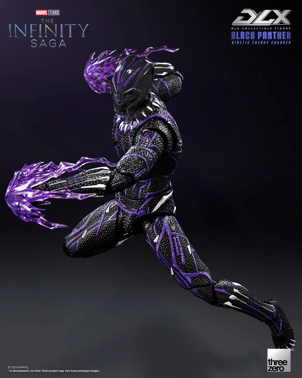 Threezero - Marvel Studios: The Infinity Saga DLX Black Panther (Kinetic Energy Charged) 3Z08210C0 (Licensed)