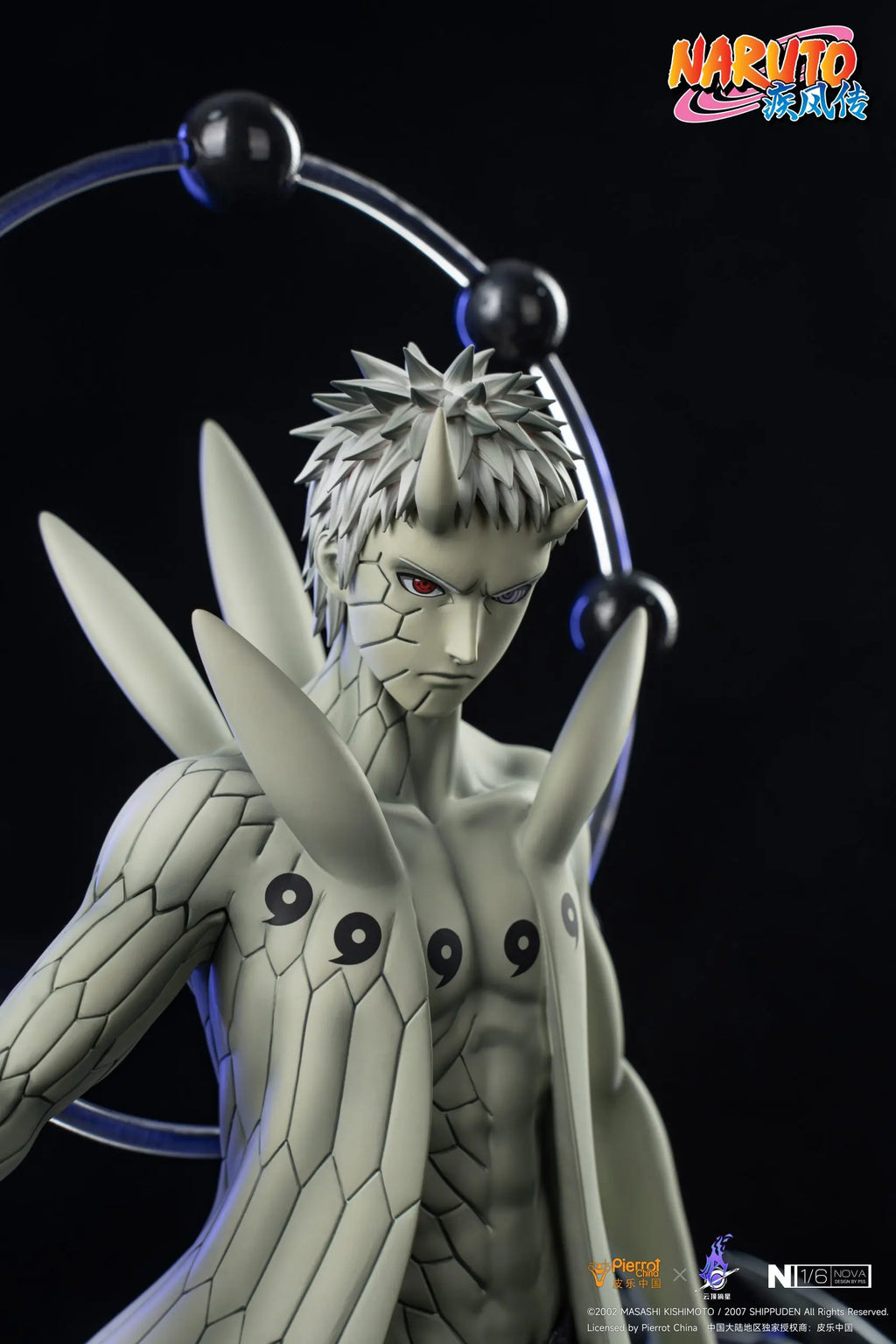 Pickstar Studio - Naruto Officially Licensed Uchiha Madara 1/6 Statue & Uchiha Obito 1/6 Statue (Licensed)