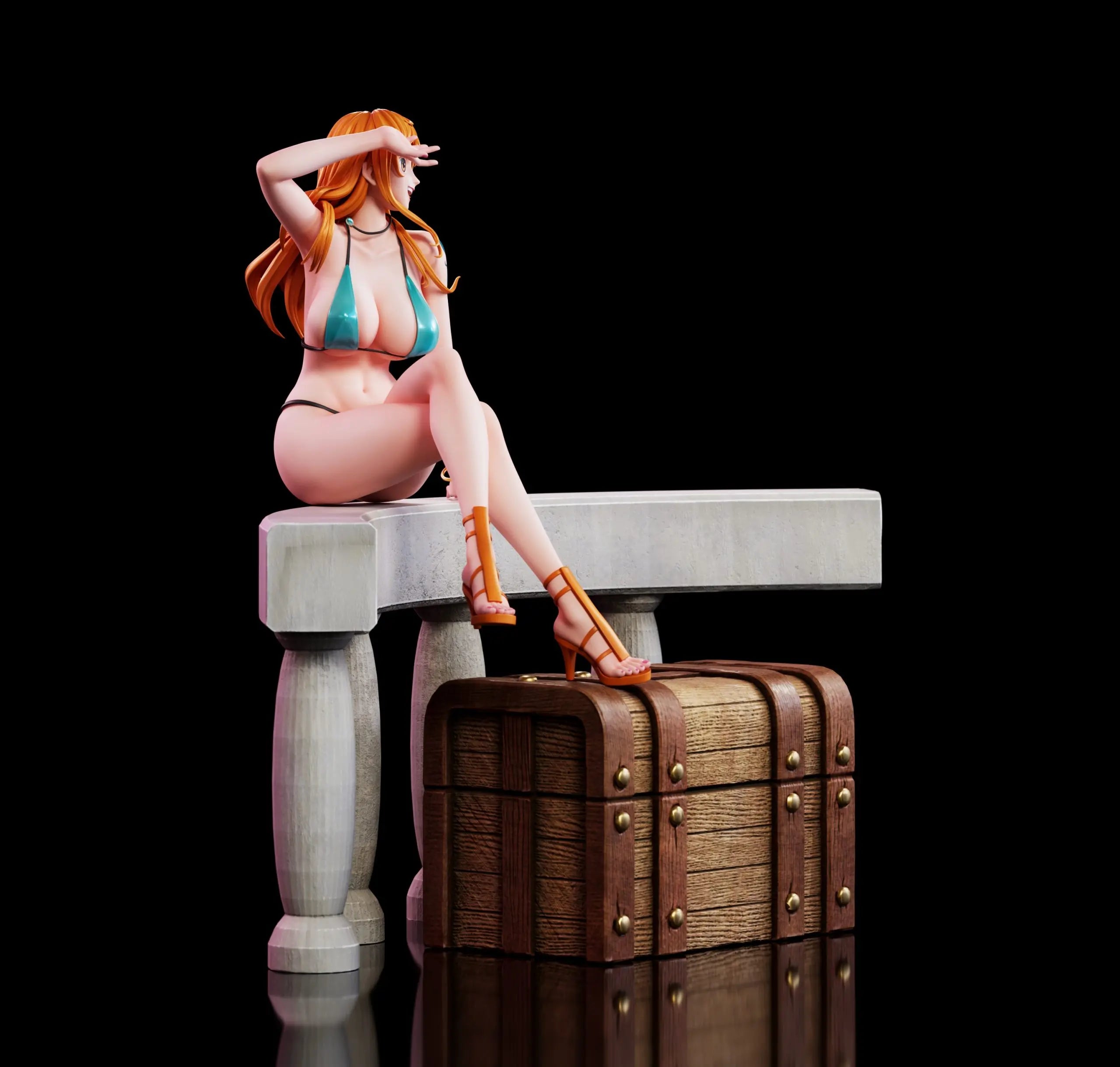 Aetheria Studio - One Piece 02 Sitting Nami