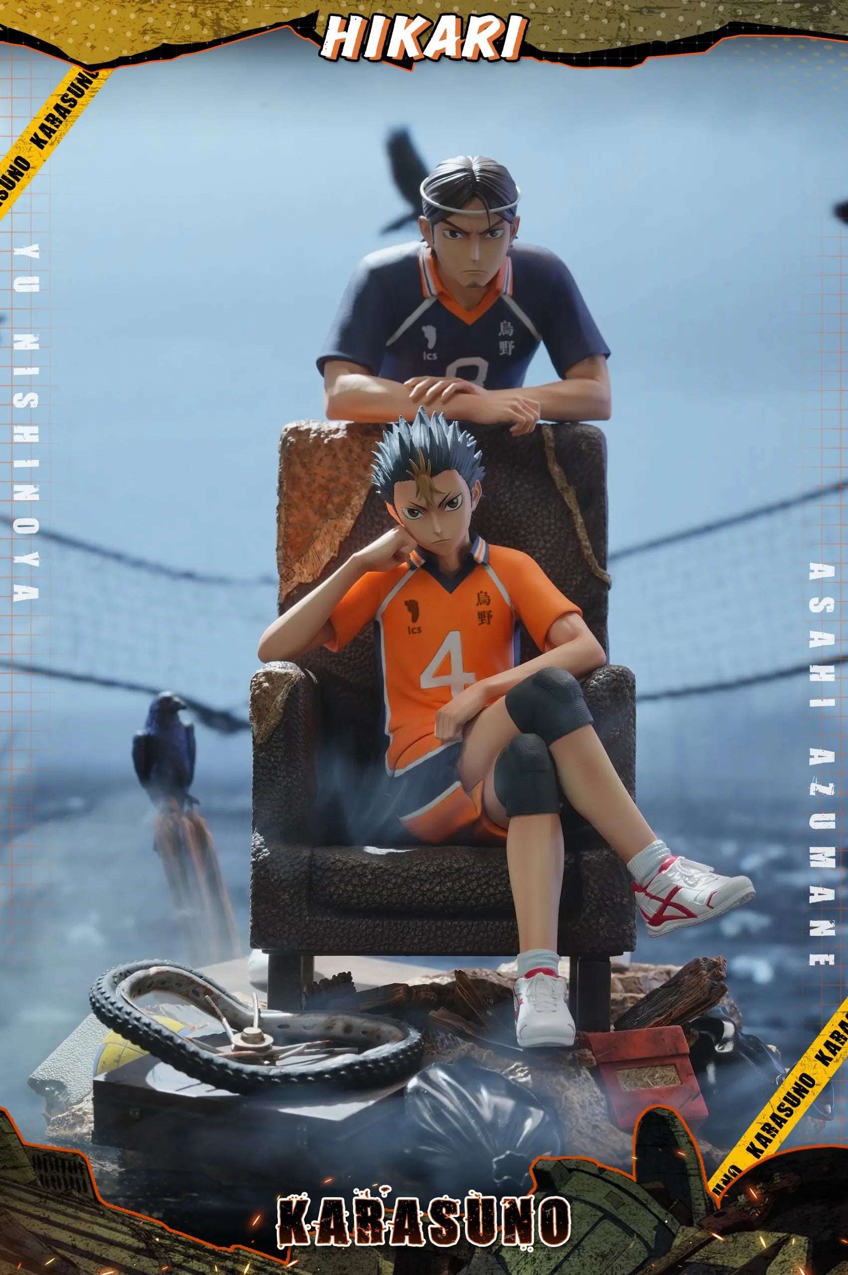 HIKARI Studio - Haikyu!! Yu Nishinoya & Asahi Azumane