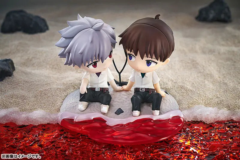 GSAS X GSC - Mini Memory Rebuild of Evangelion Shinji Ikari & Kaworu Nagisa Complete Figure (Licensed)