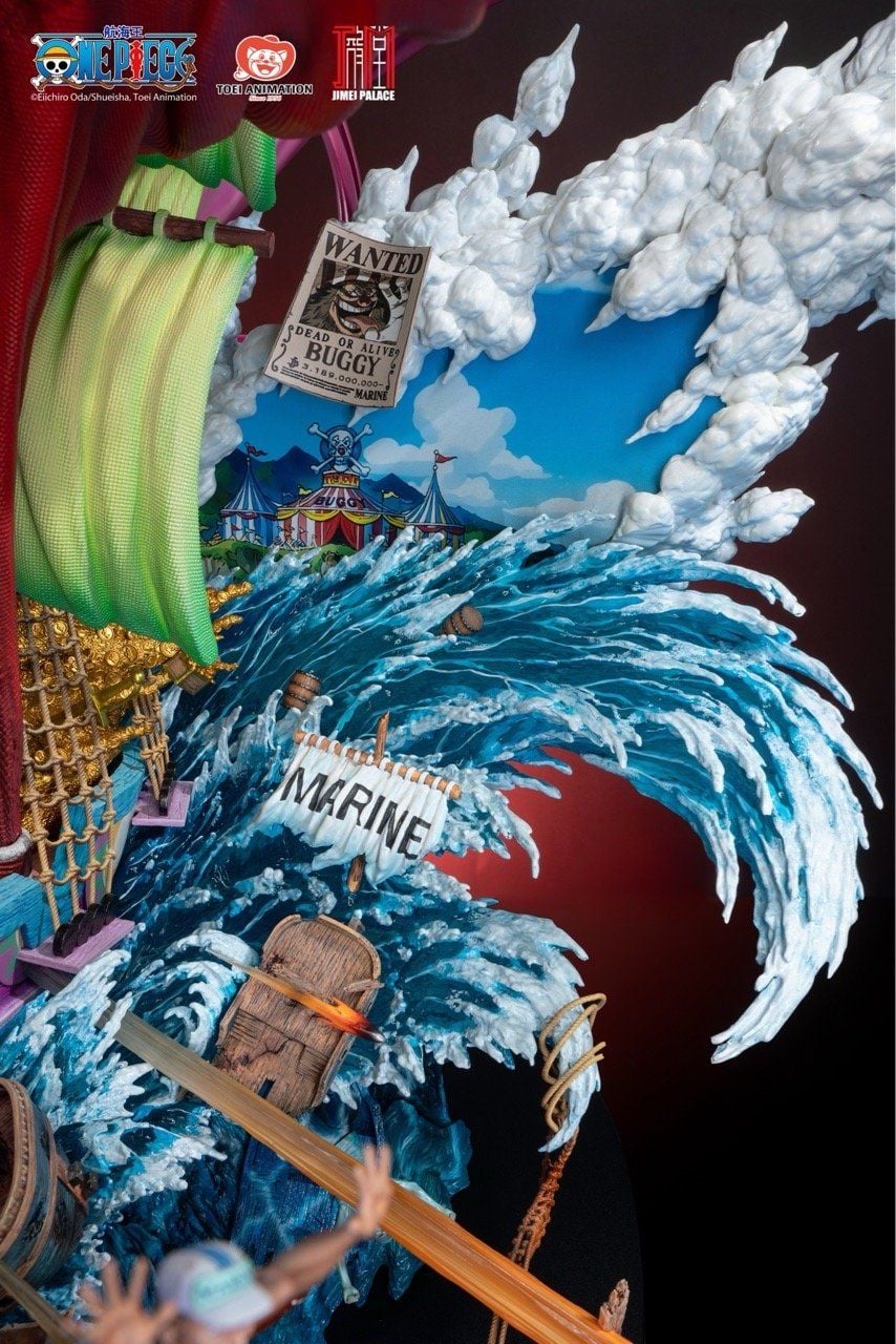 JIMEI PALACE Studio - ONE PIECE New Yonko BUGGY Limited Edition Statue (Licensed)