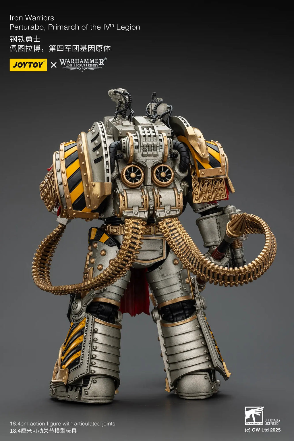 JOYTOY - Iron Warriors Perturabo, Primarch of the lVth Legion (Licensed)