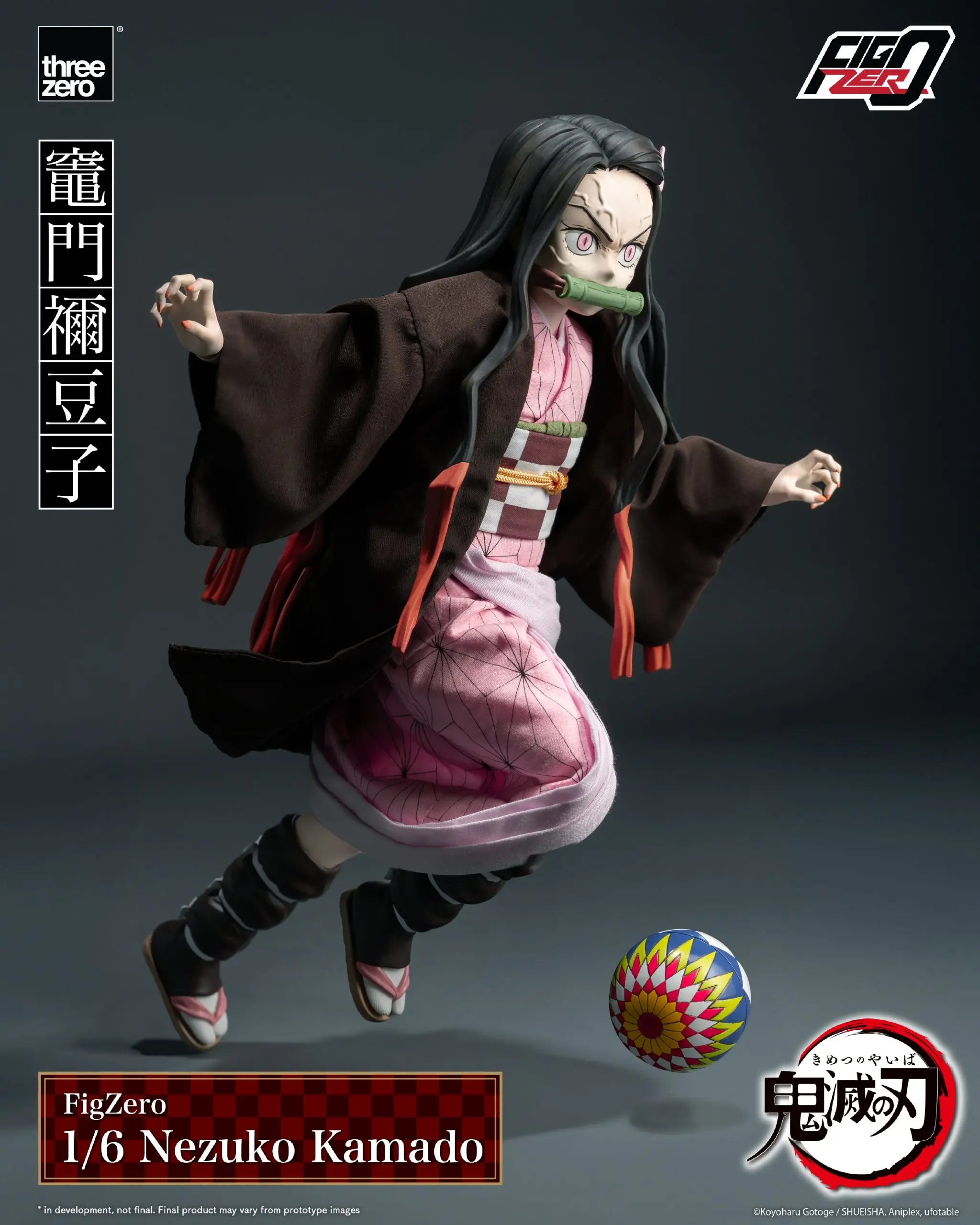 Threezero - Demon Slayer: Kimetsu no Yaiba FigZero 1/6 Nezuko Kamado 3Z06680W0 (Licensed)