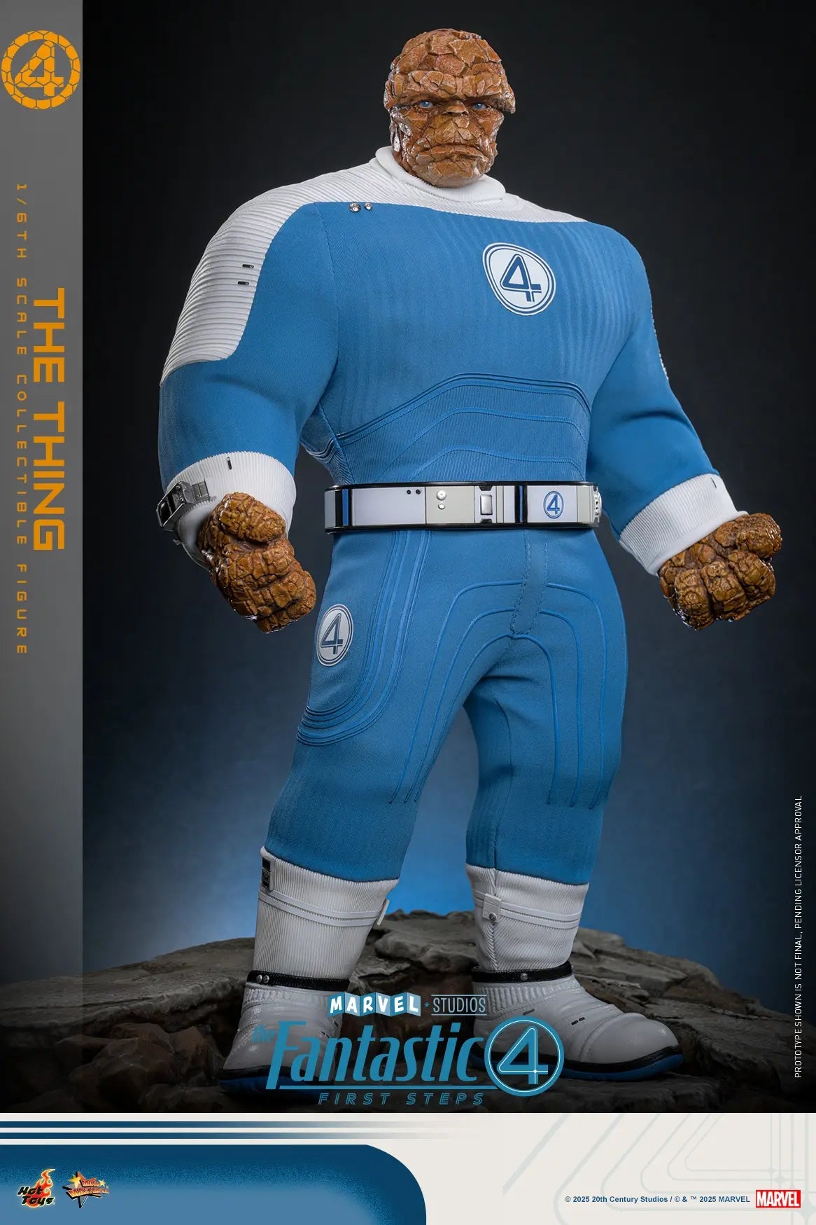 Hottoys - The Fantastic Four: First Steps Galactus Jumbo Sofvi Figure & The Thing 1/6th scale Collectible Figure SMS001J MMS813 (Licensed)