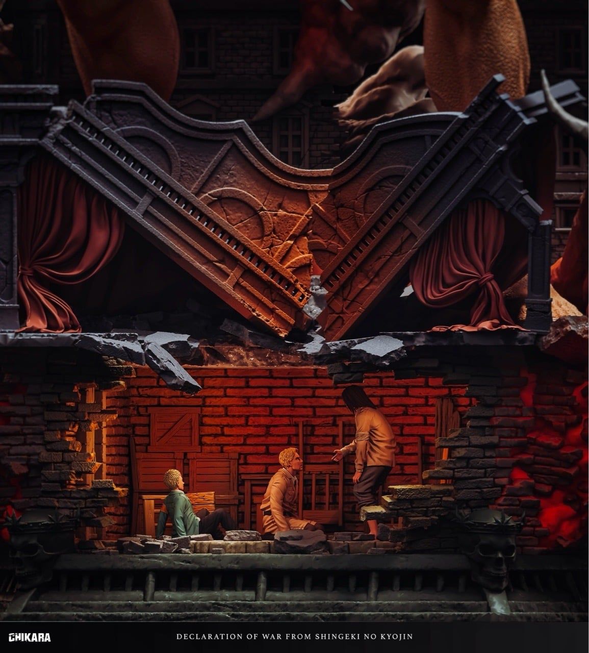 Eren Declaration of War - Attack on Titan - Chikara Studio