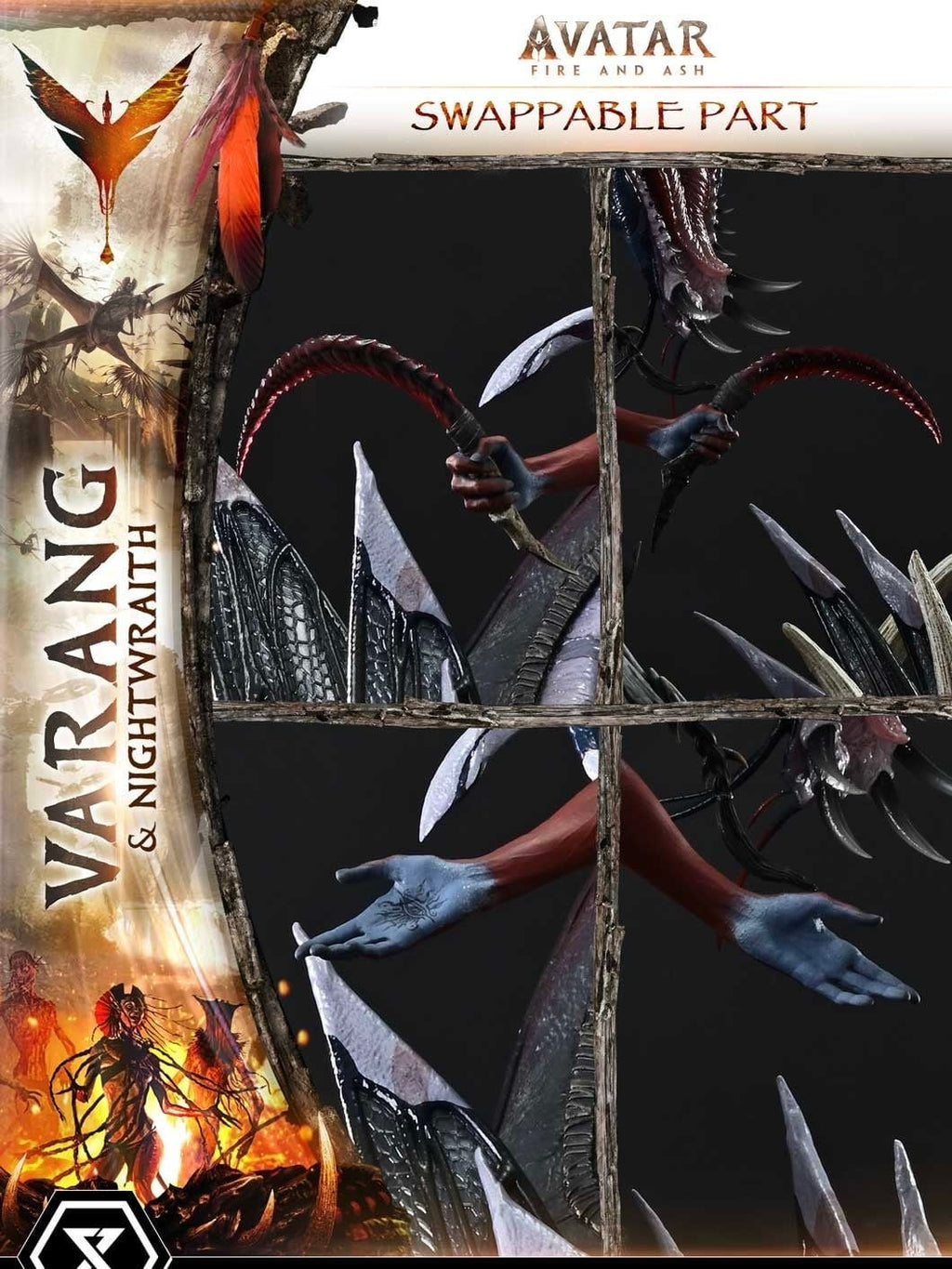 Prime 1 Studio - Real Elite Masterline Avatar: Fire and Ash (Film) Varang X Nightwraith Avatar Legacy Collection REMAVTR-03 REMAVTR-03S (Licensed)